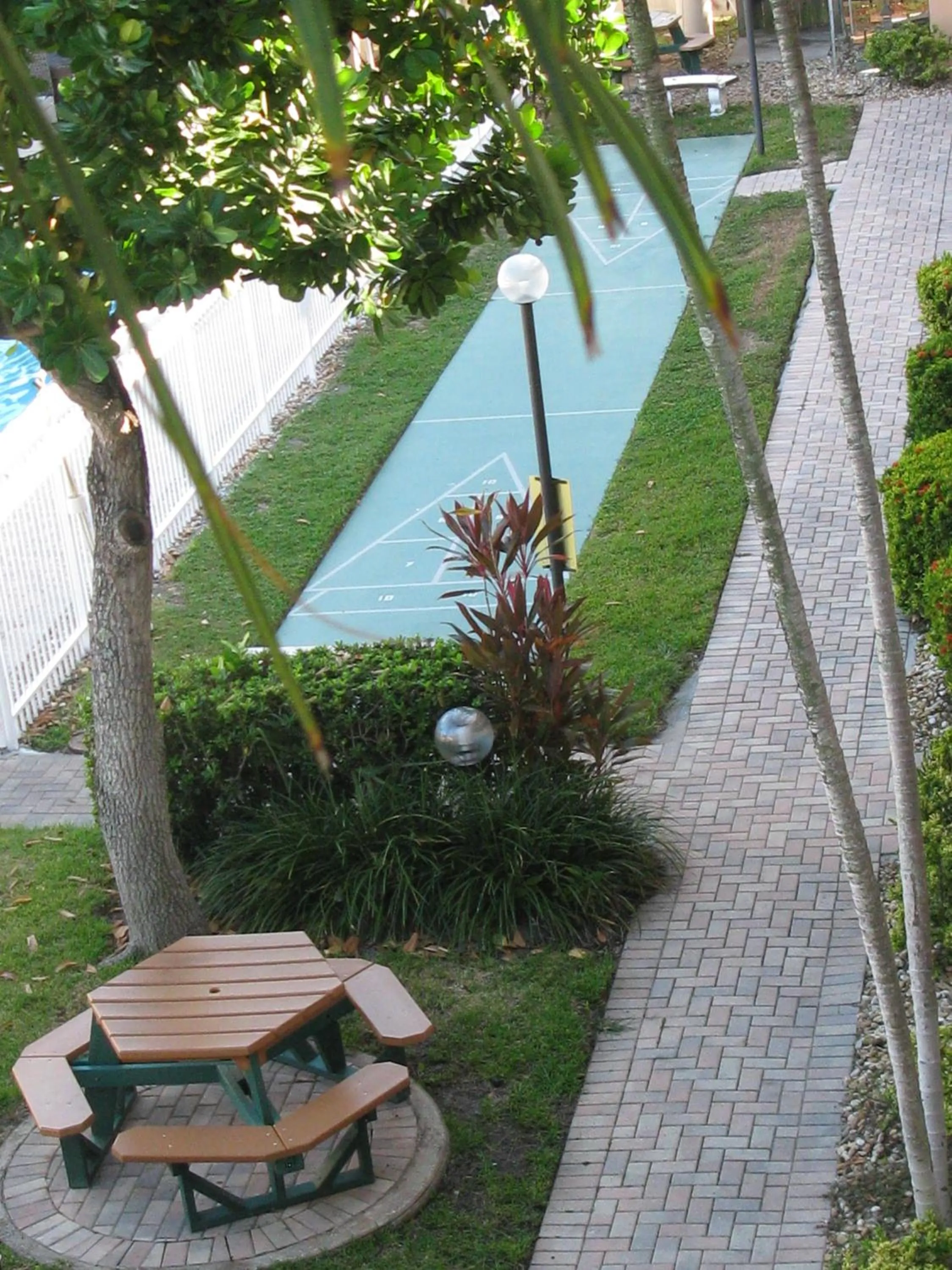 Garden view in Canada House Pompano Beach