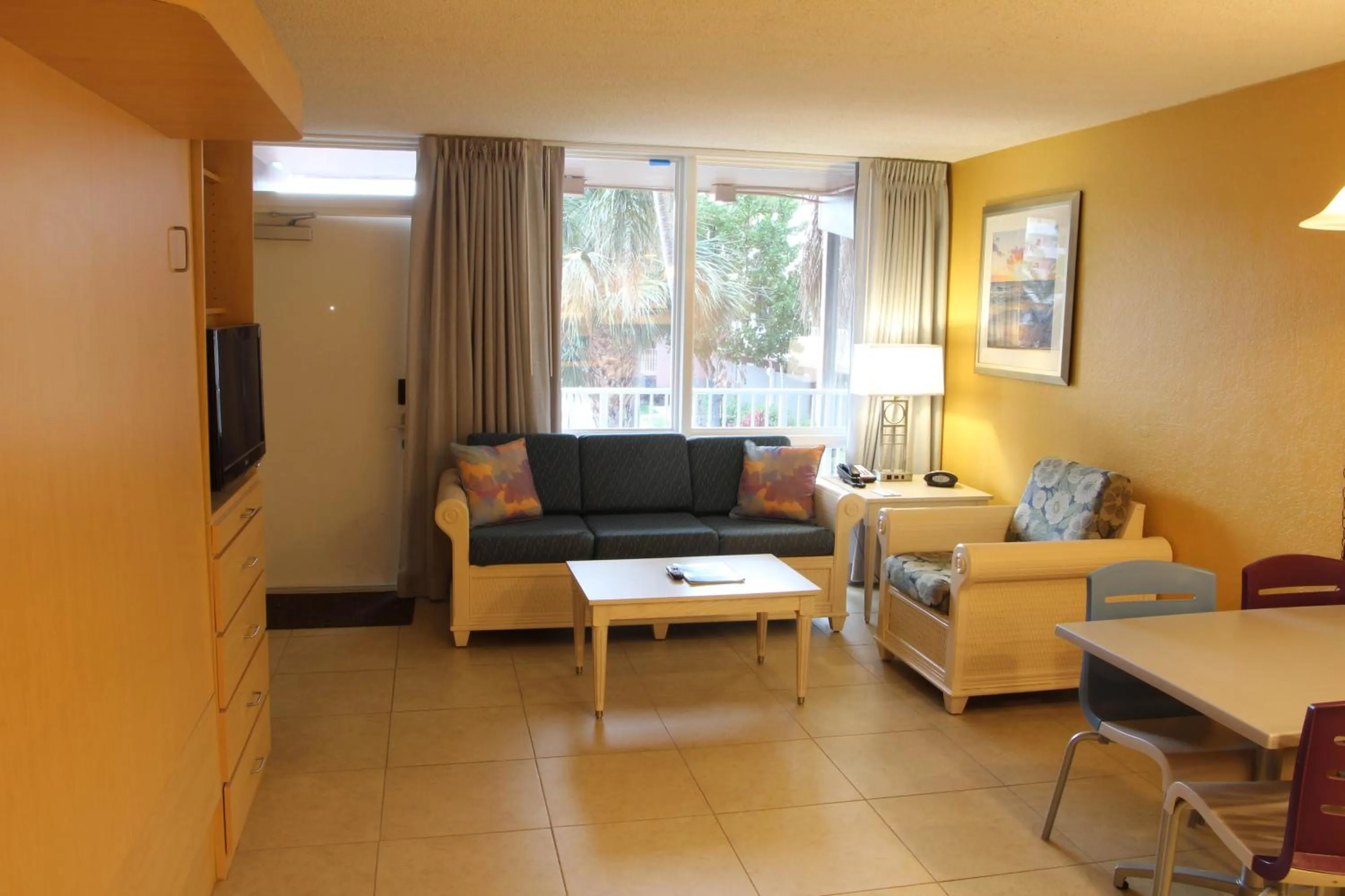 Living room in Canada House Pompano Beach