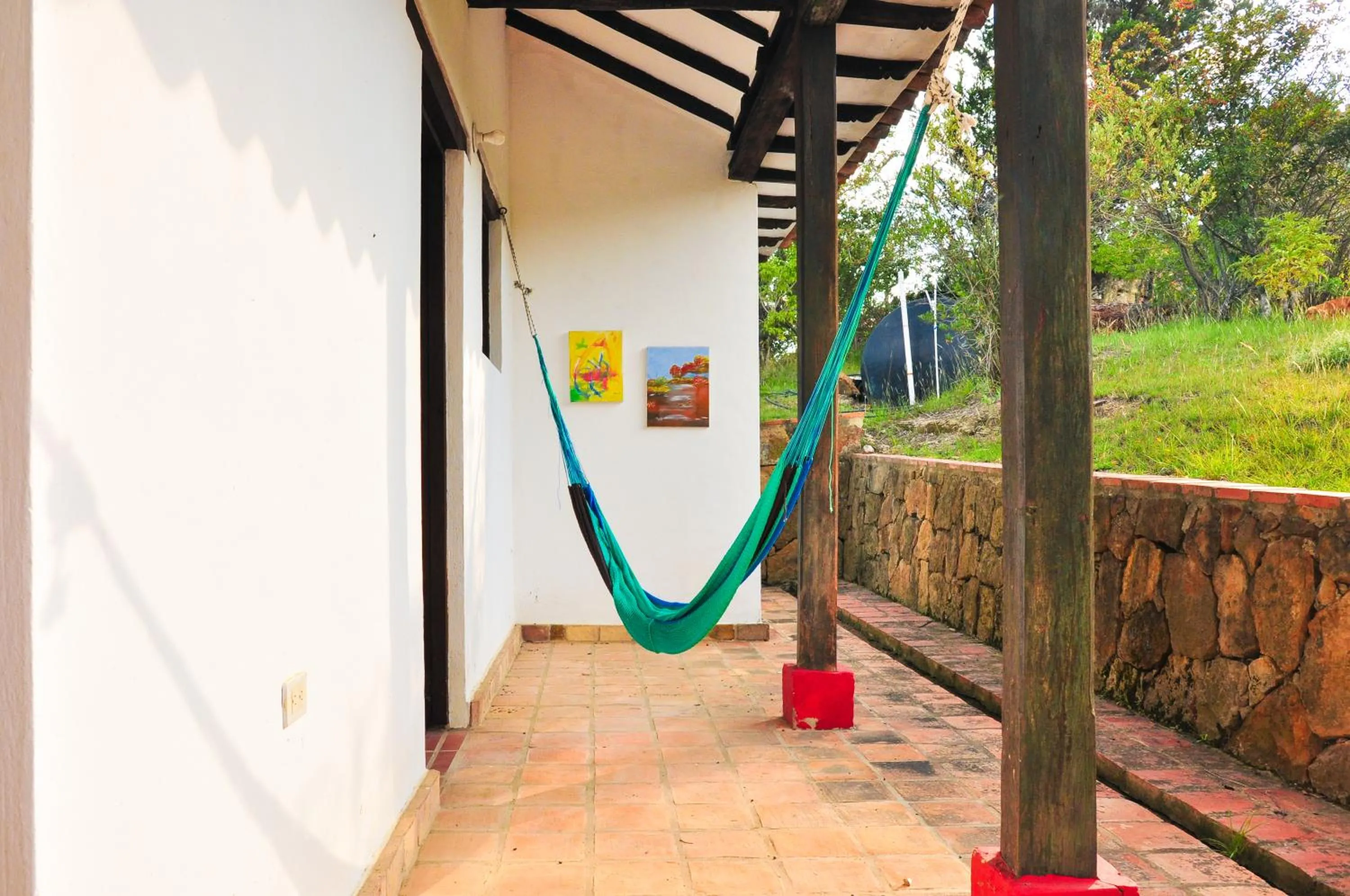Garden view in Hotel el Mirador Villa de Leyva