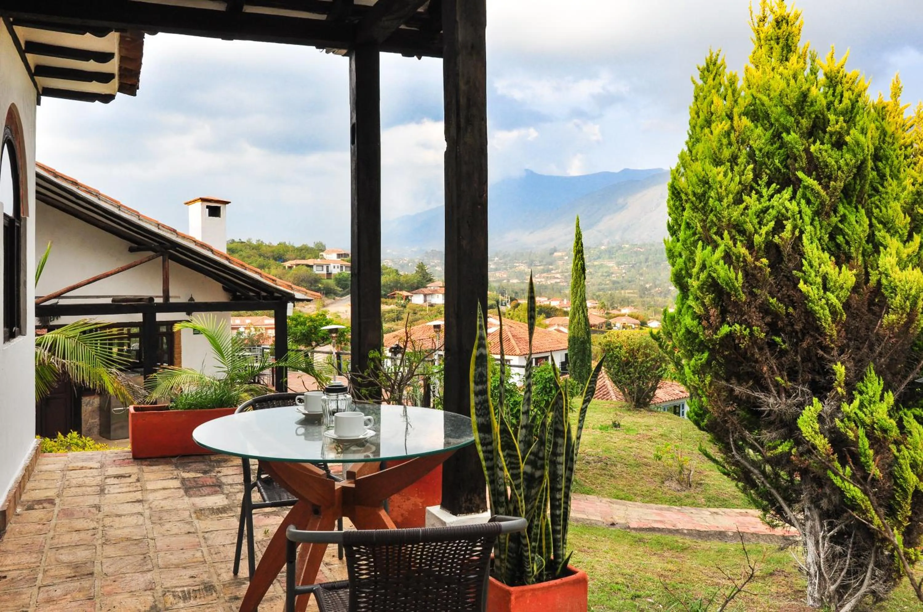 Balcony/Terrace in Hotel el Mirador Villa de Leyva