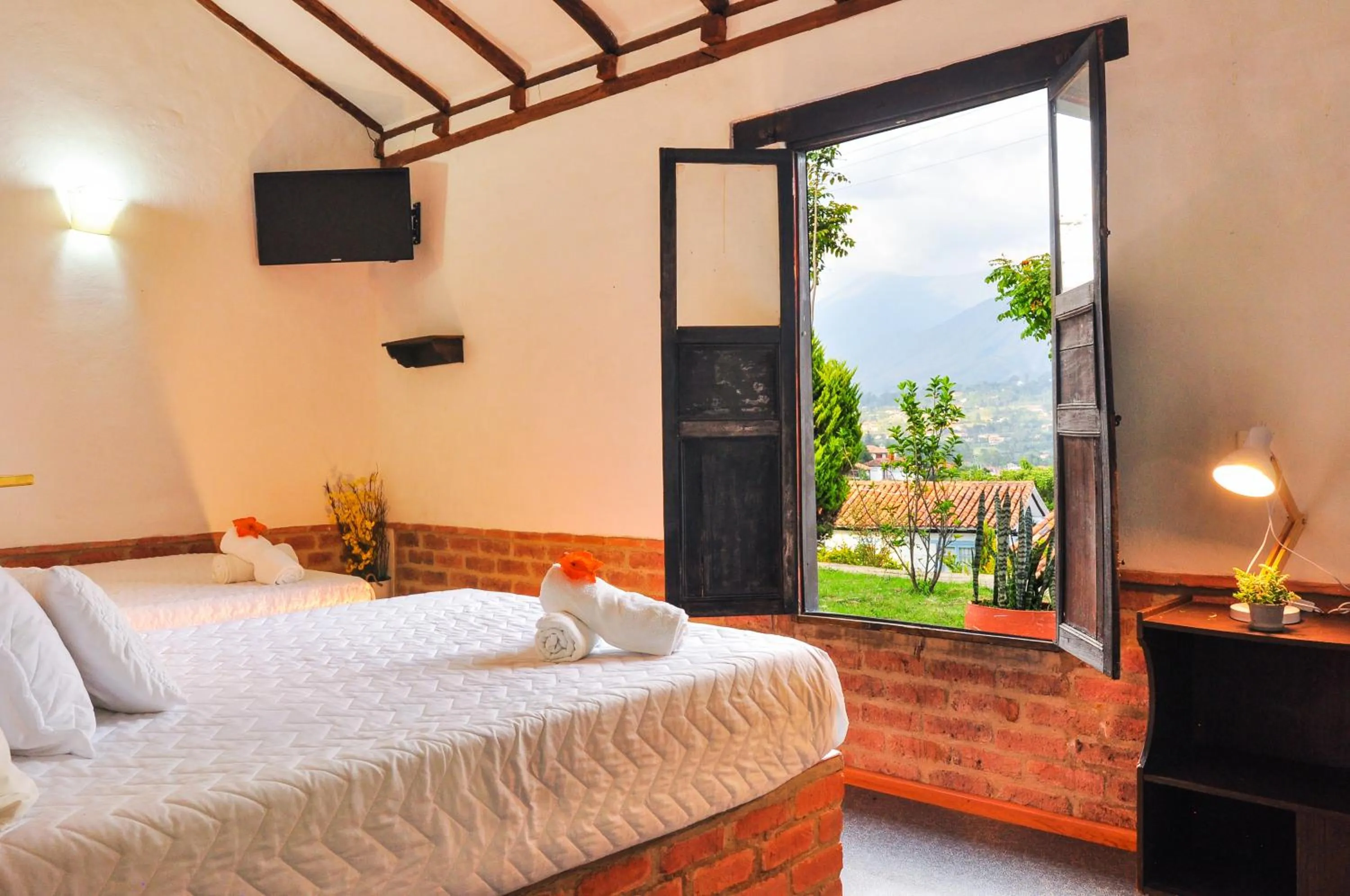 Photo of the whole room in Hotel el Mirador Villa de Leyva