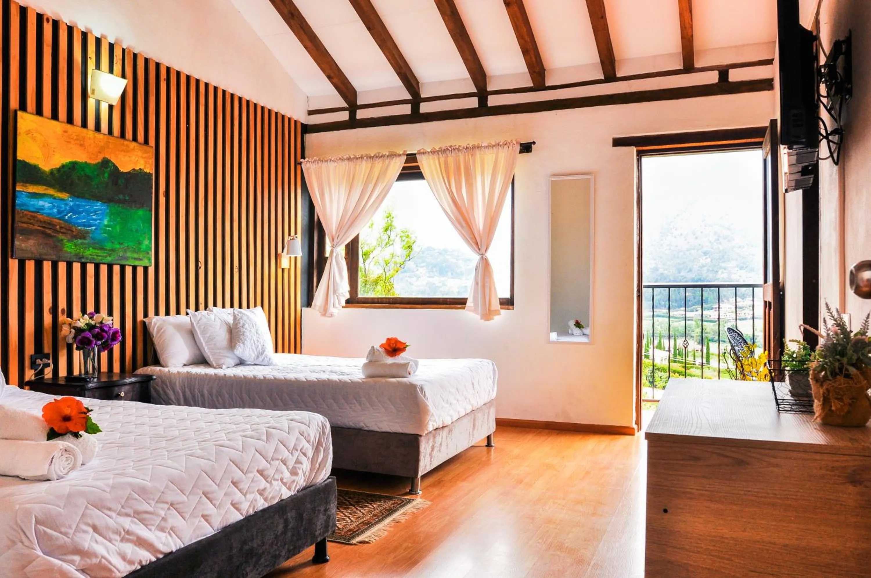 Photo of the whole room in Hotel el Mirador Villa de Leyva