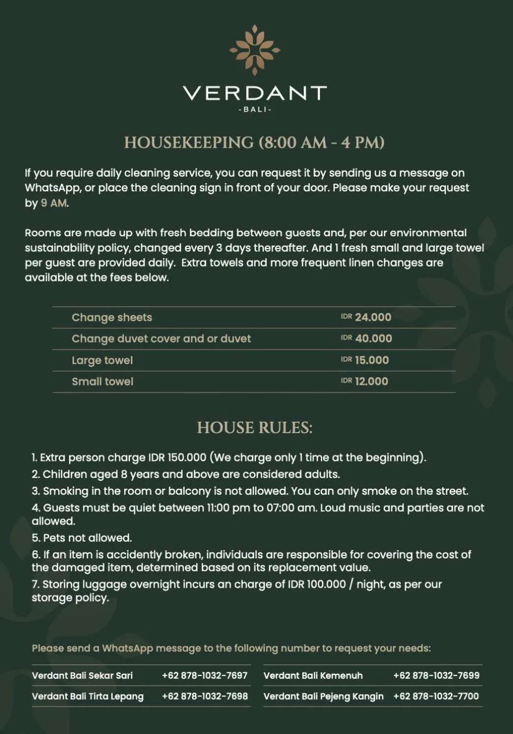 Property building in Verdant Bali Sekar Sari