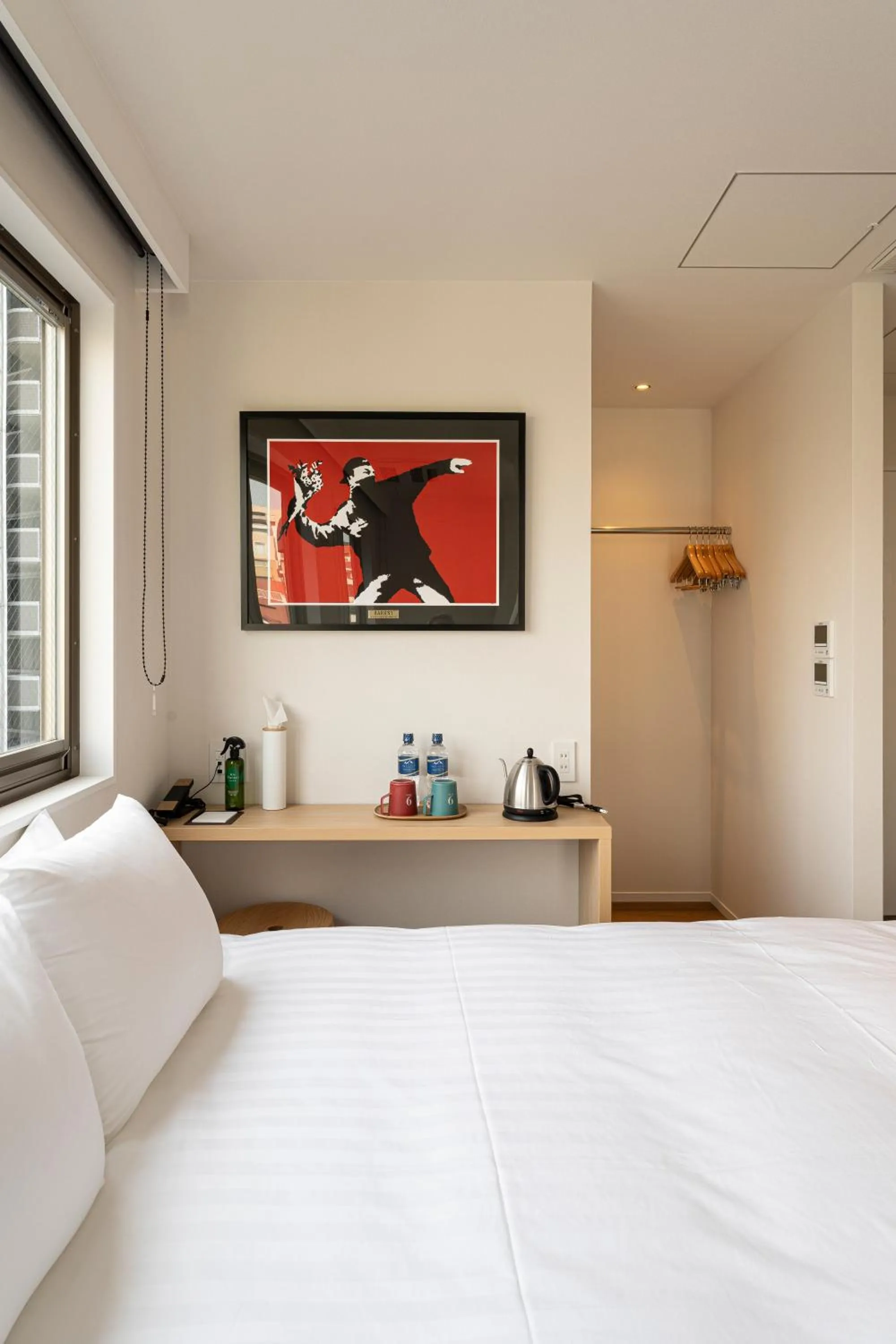 Decorative detail, Bed in 9HOTEL Tenjin