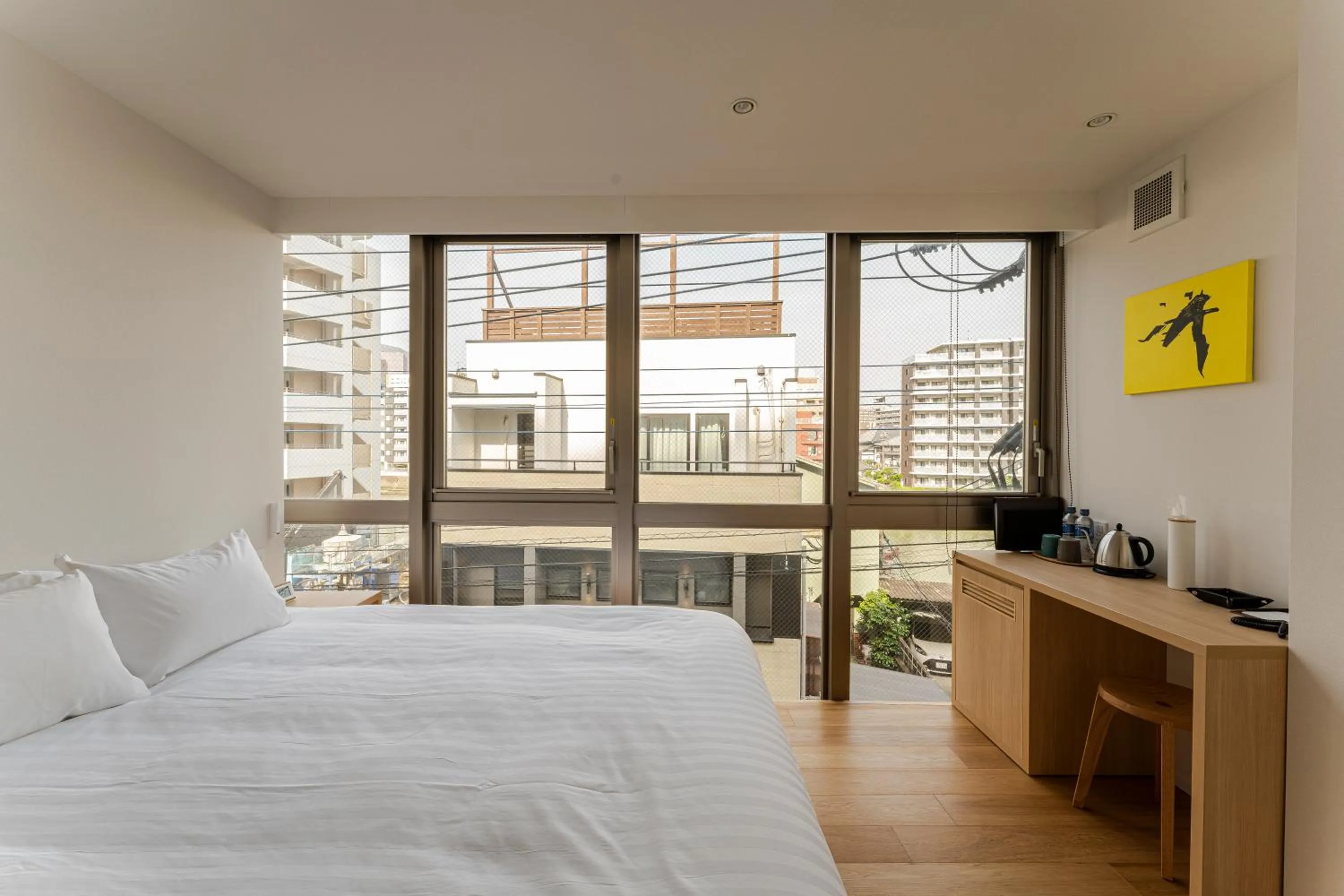 Photo of the whole room, Bed in 9HOTEL Tenjin