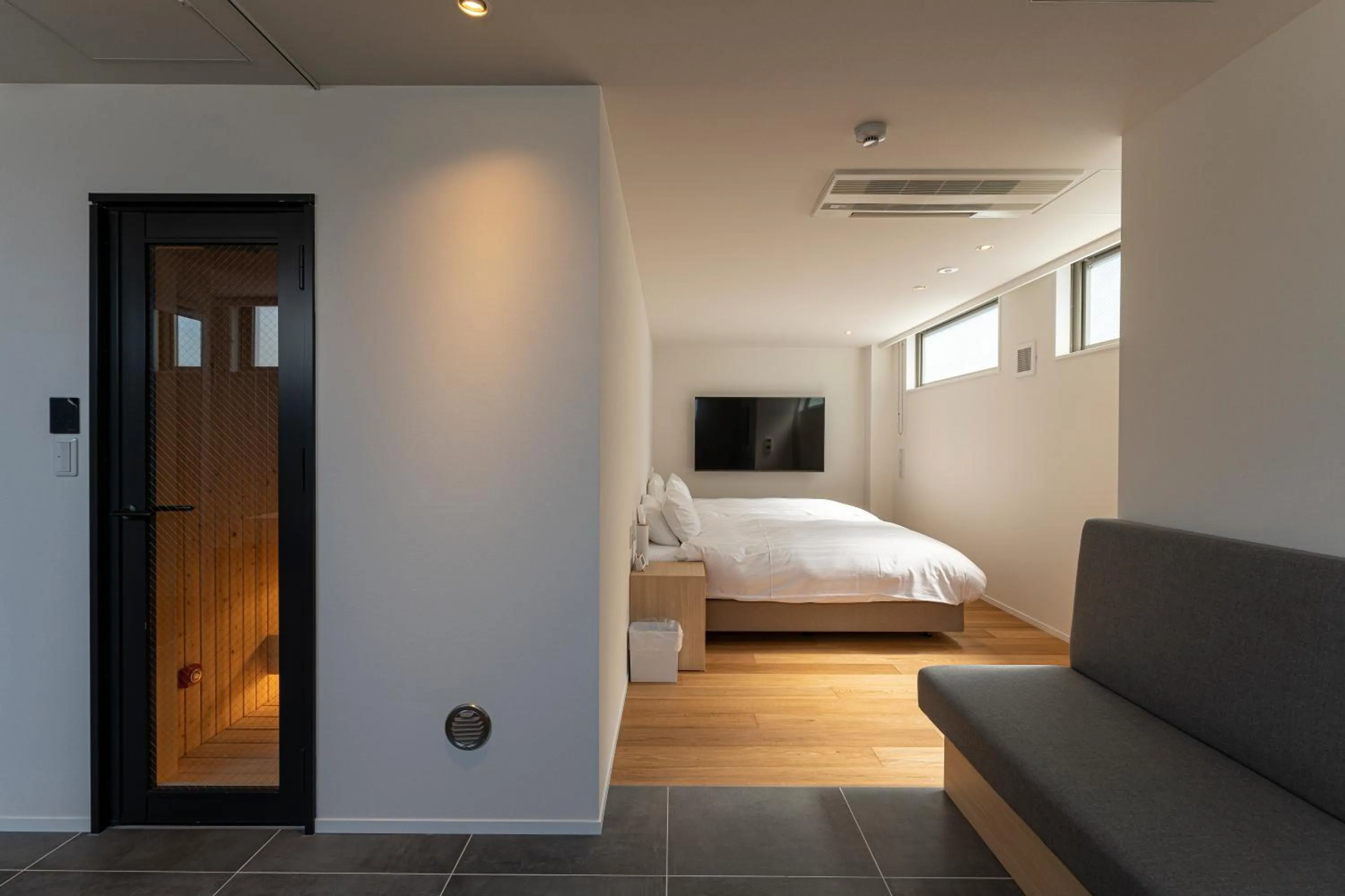 Bed in 9HOTEL Tenjin