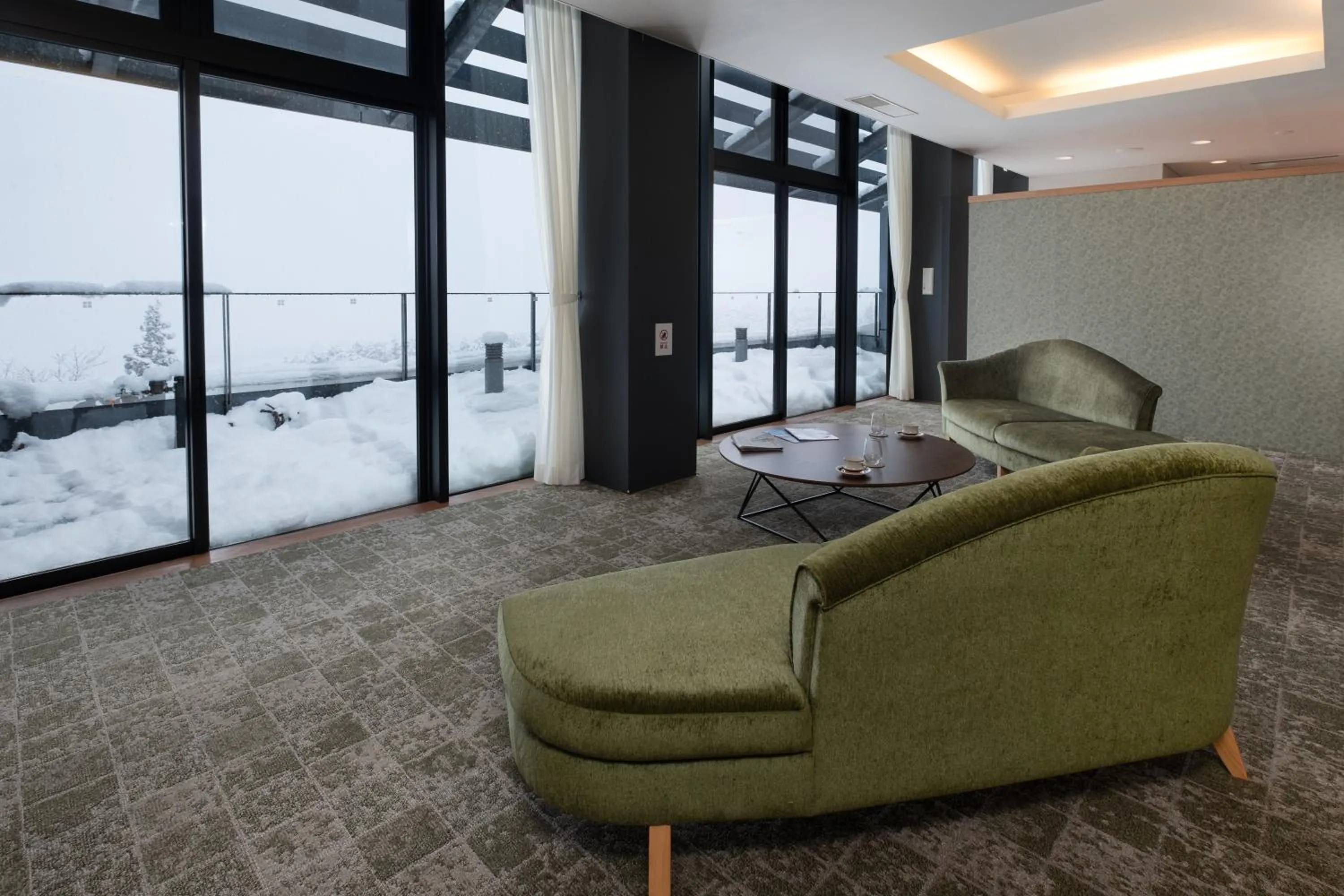 Communal lounge/ TV room in HOKURYUKO HOTEL North NAGANO