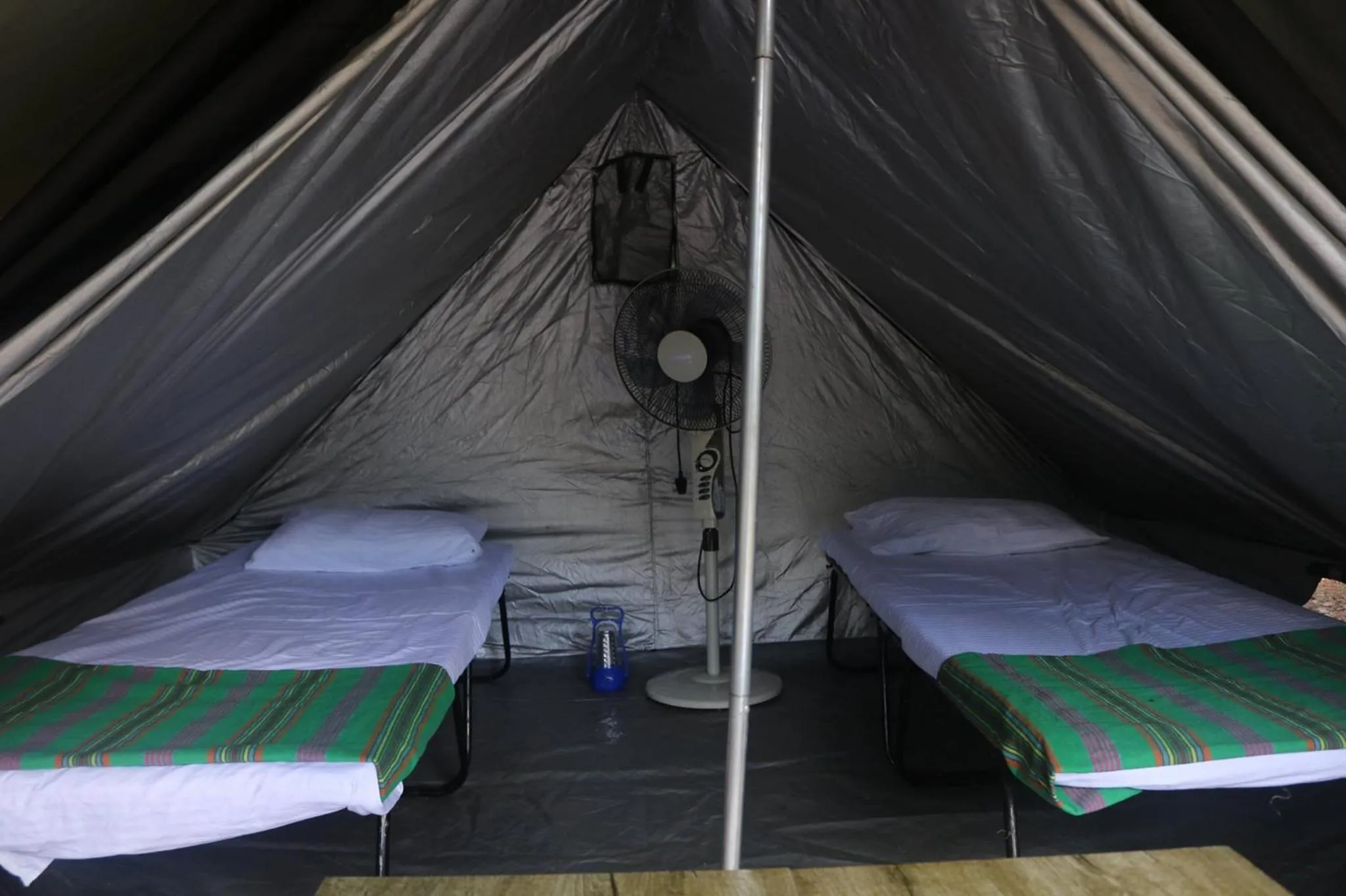 Bed in Dev's Campground