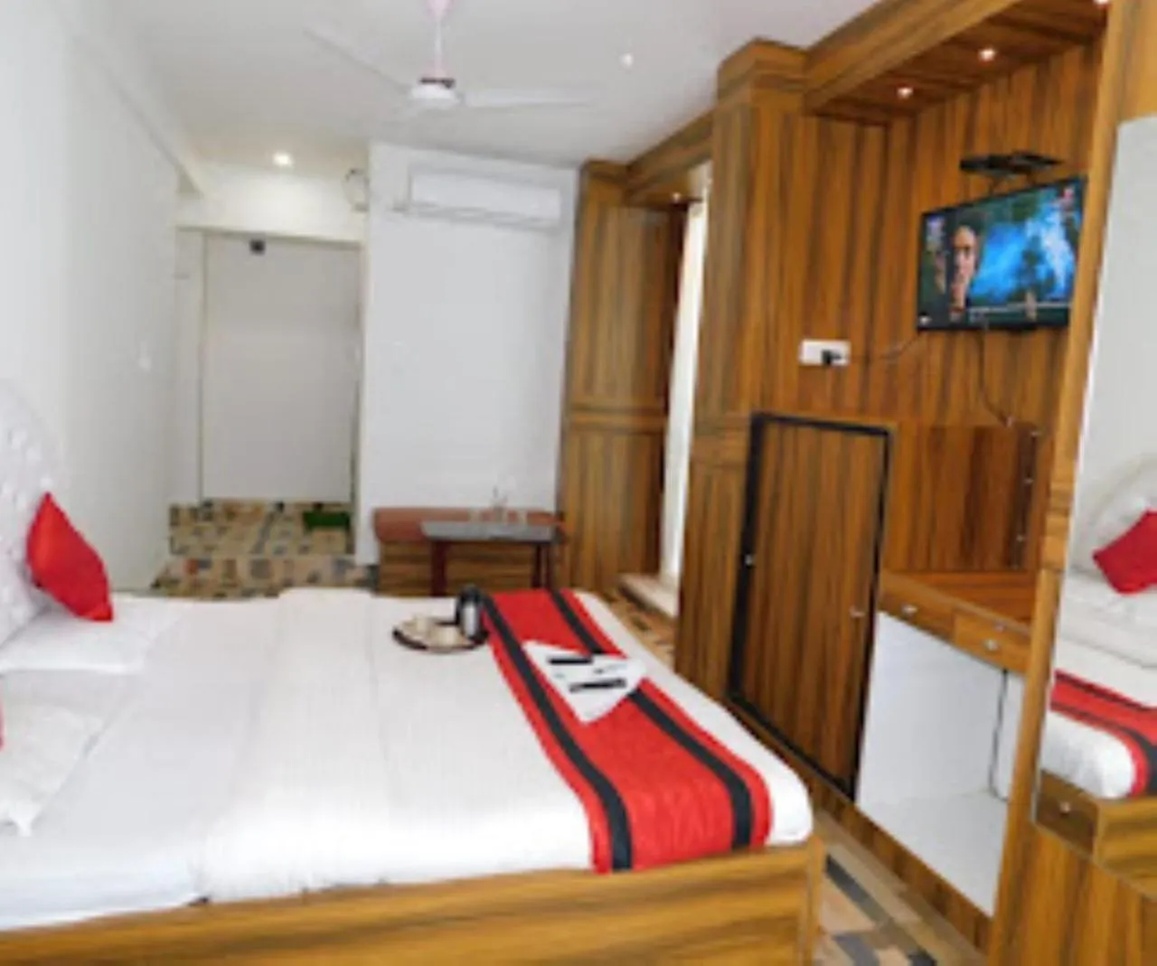 Bed in Hotel Rupashree Bangala , Puri