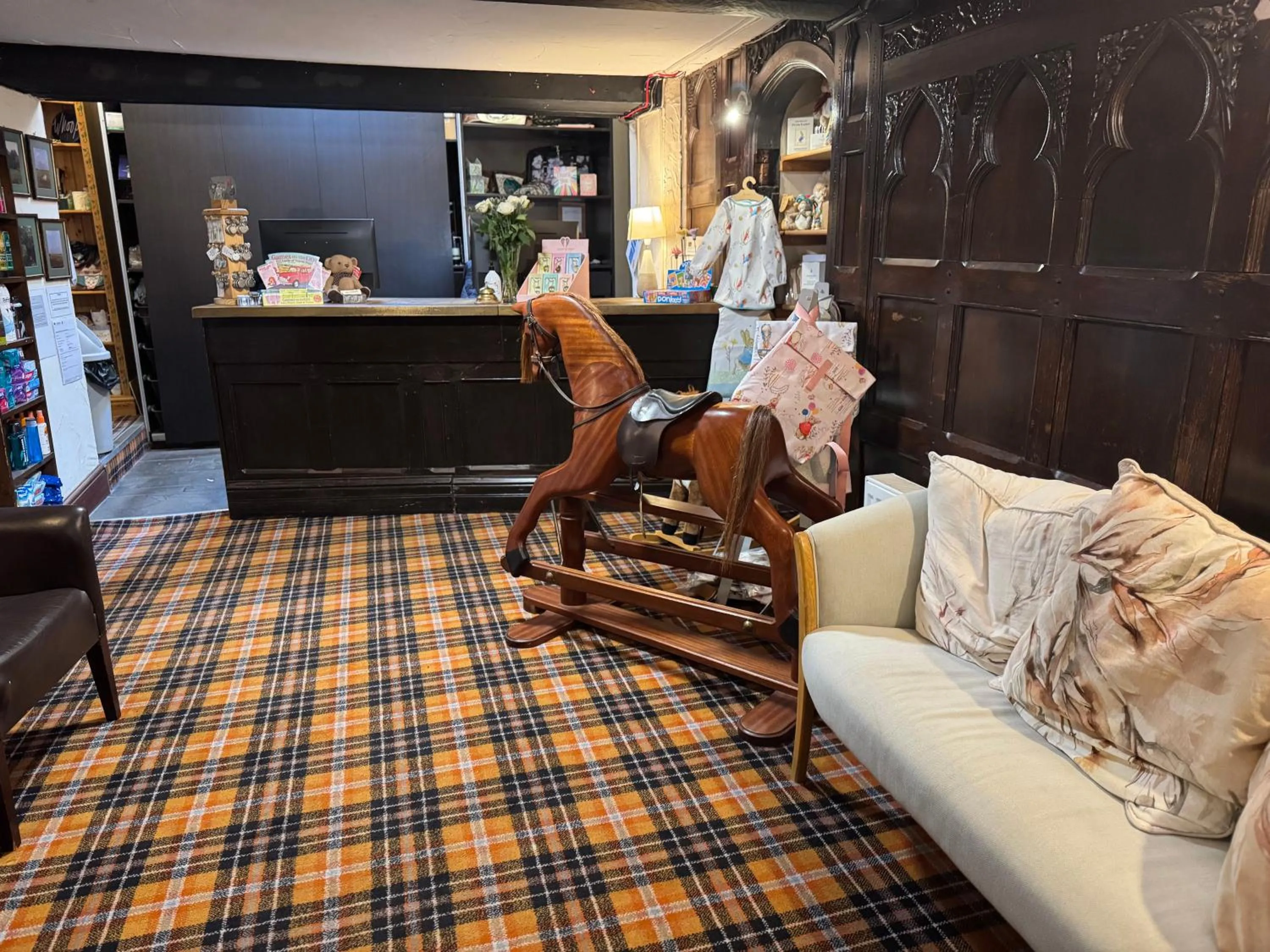 Lobby or reception in The Dog & Partridge Country Inn