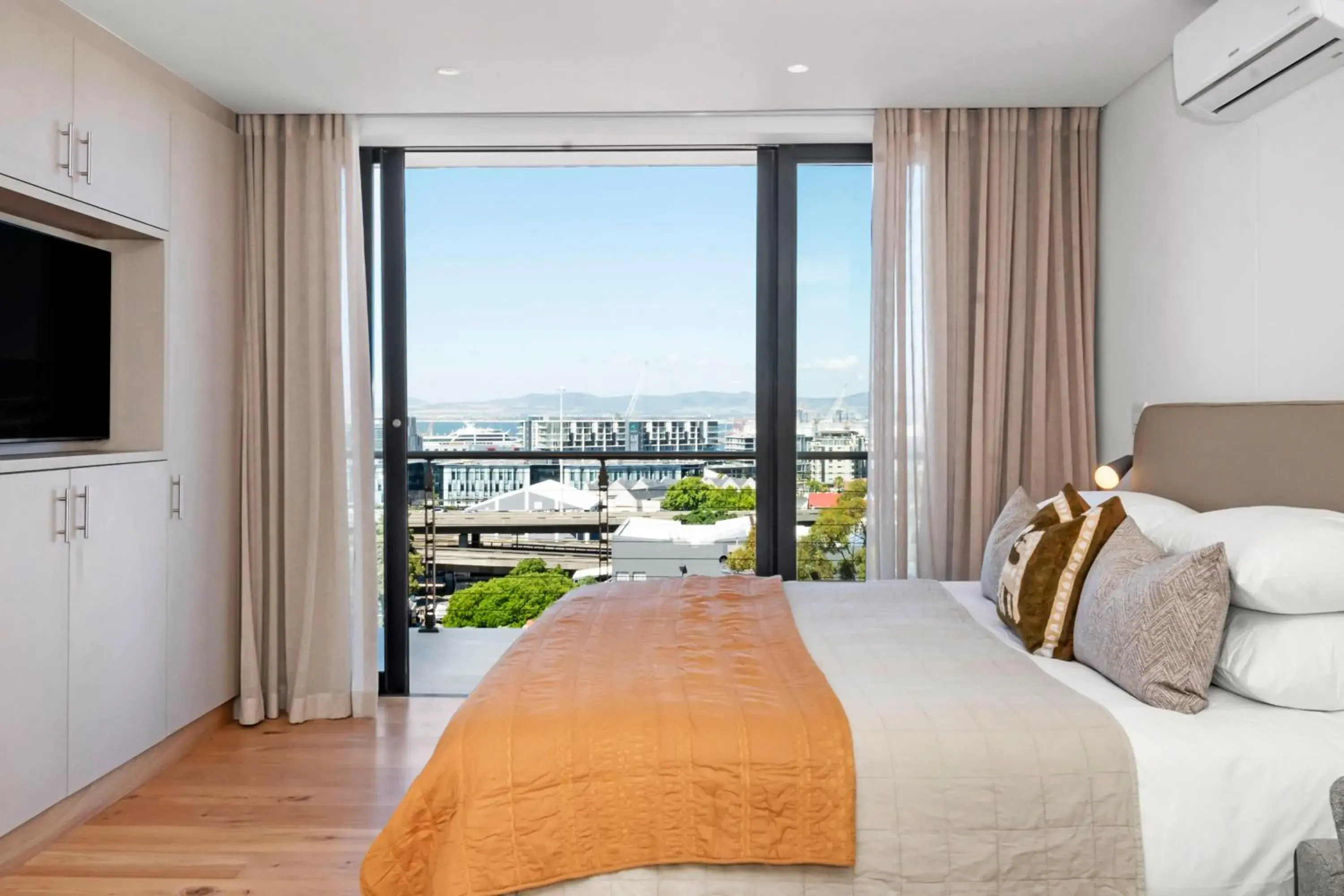 View (from property/room), Bed in Xenia Aparthotel by Totalstay View (from property/room), Bed in Xenia Aparthotel by Totalstay