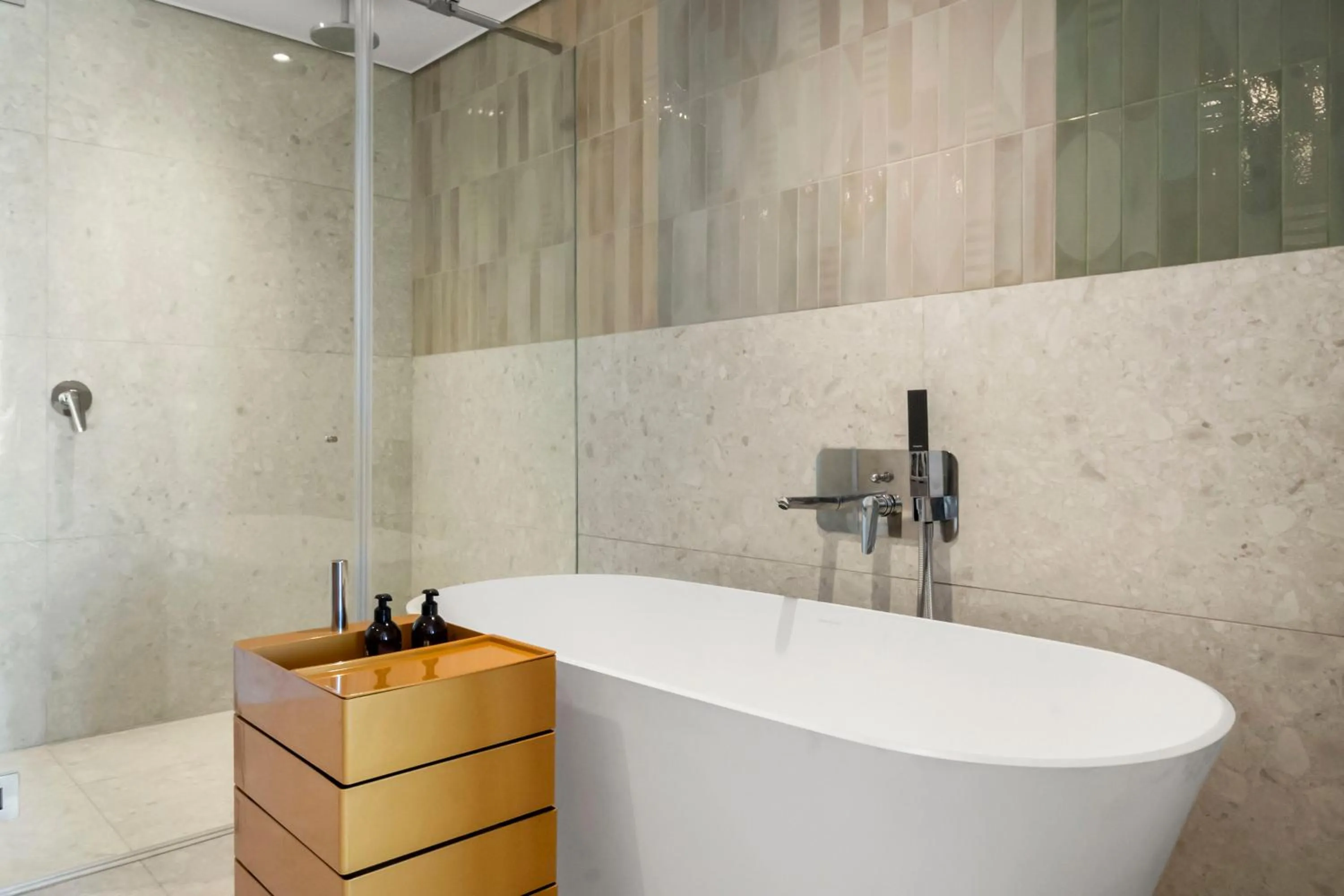 Bath in Xenia Aparthotel by Totalstay