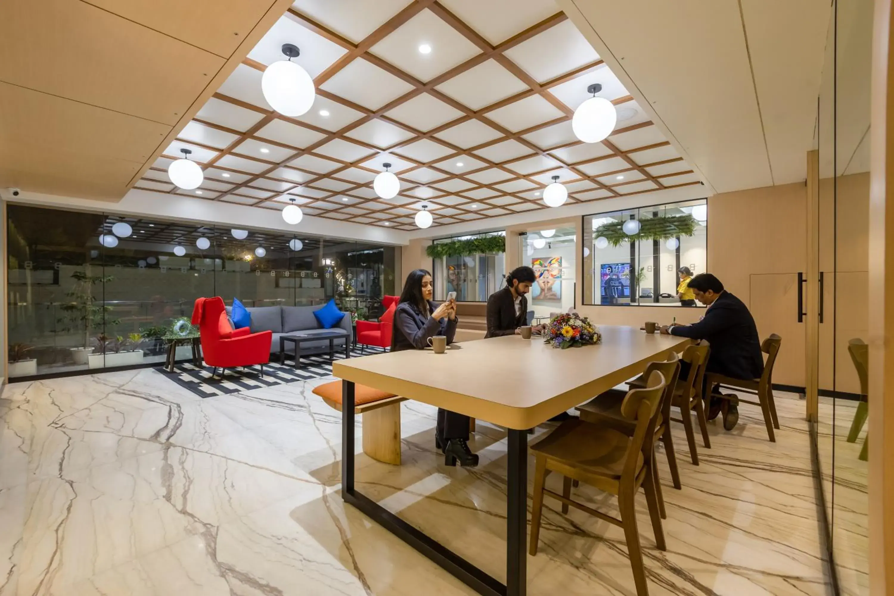 Lobby or reception in Hotel Bawa Gurgaon Medanta Lobby or reception in Hotel Bawa Gurgaon Medanta