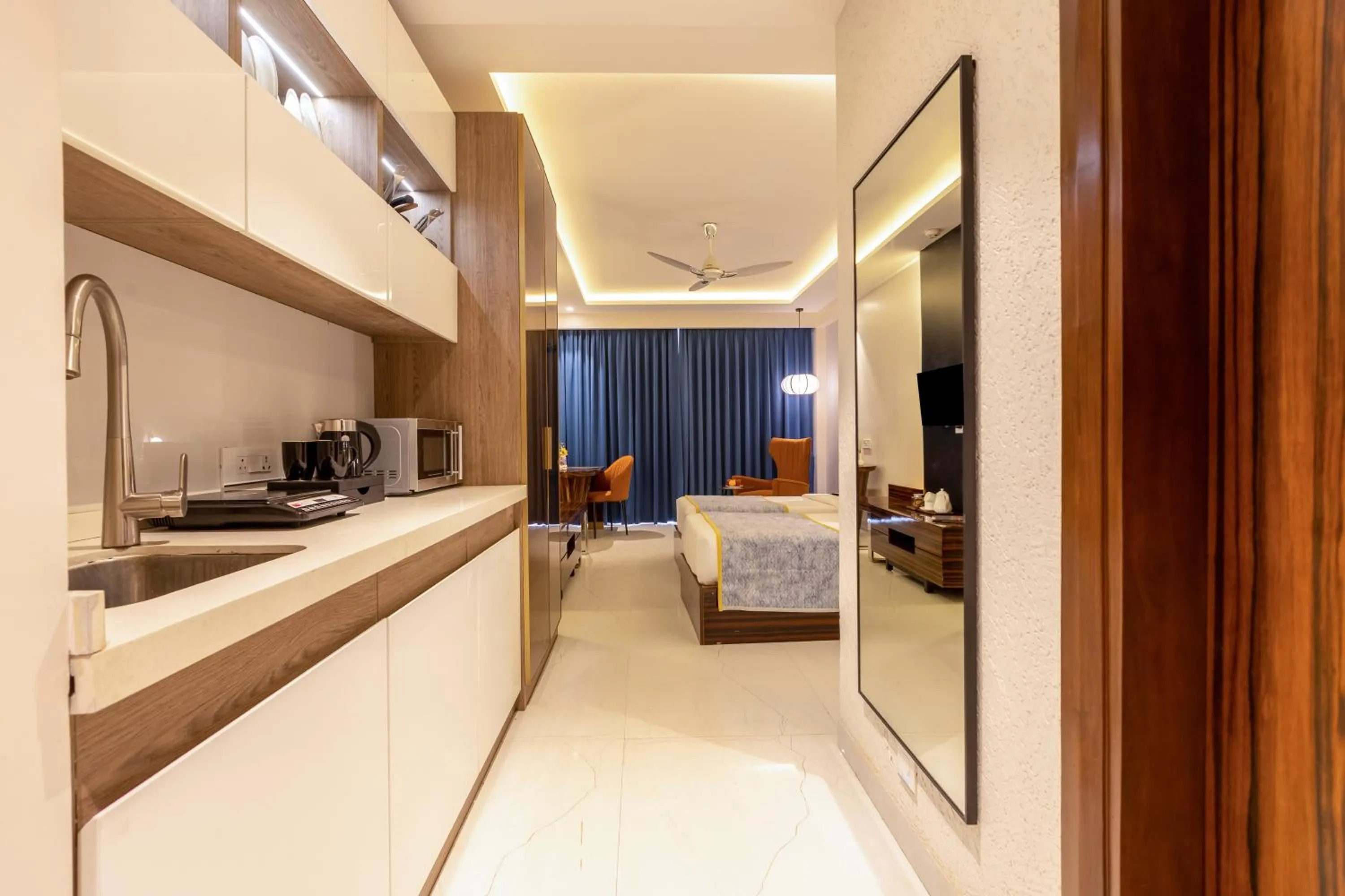 Bed in Hotel Bawa Gurgaon Medanta