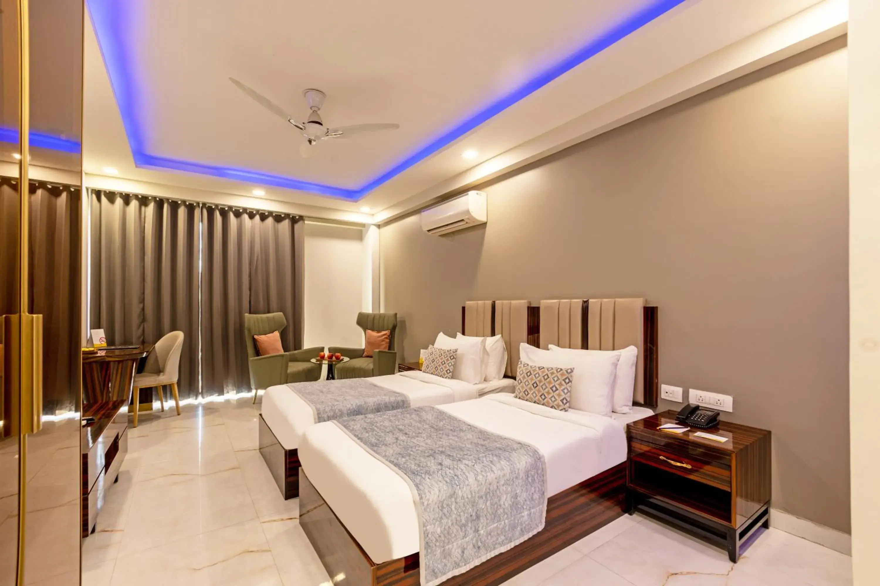 Bedroom, Bed in Hotel Bawa Gurgaon Medanta Bedroom, Bed in Hotel Bawa Gurgaon Medanta