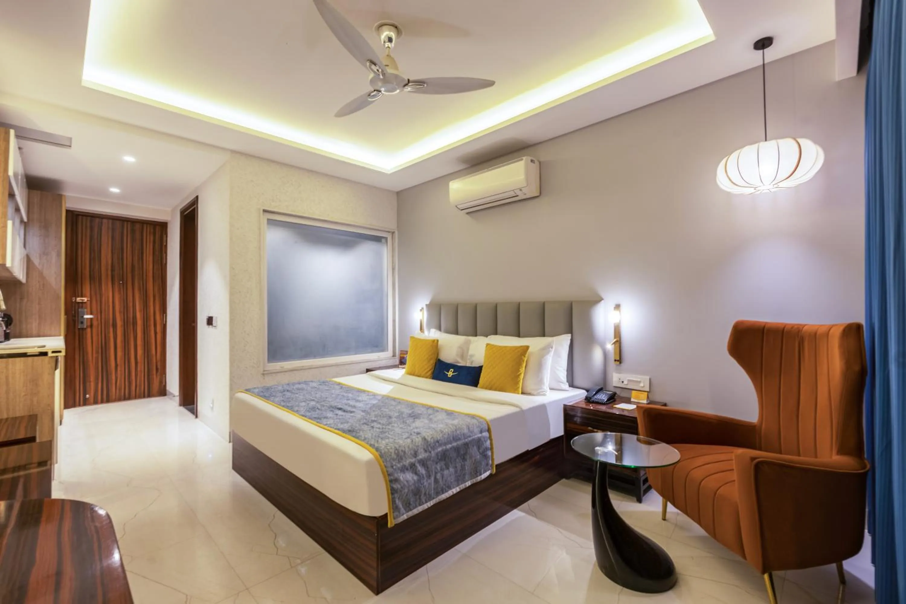 Bed in Hotel Bawa Gurgaon Medanta