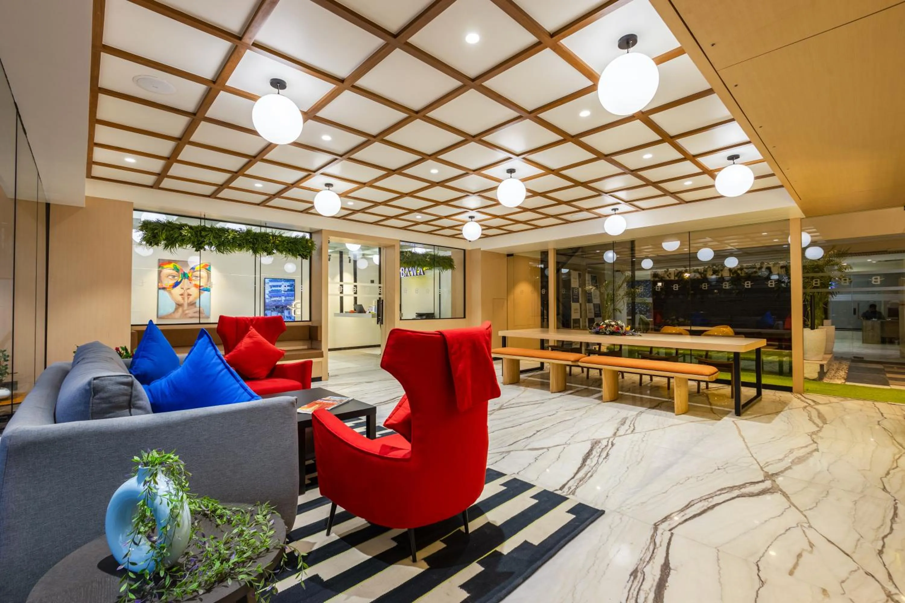 Lobby or reception in Hotel Bawa Gurgaon Medanta