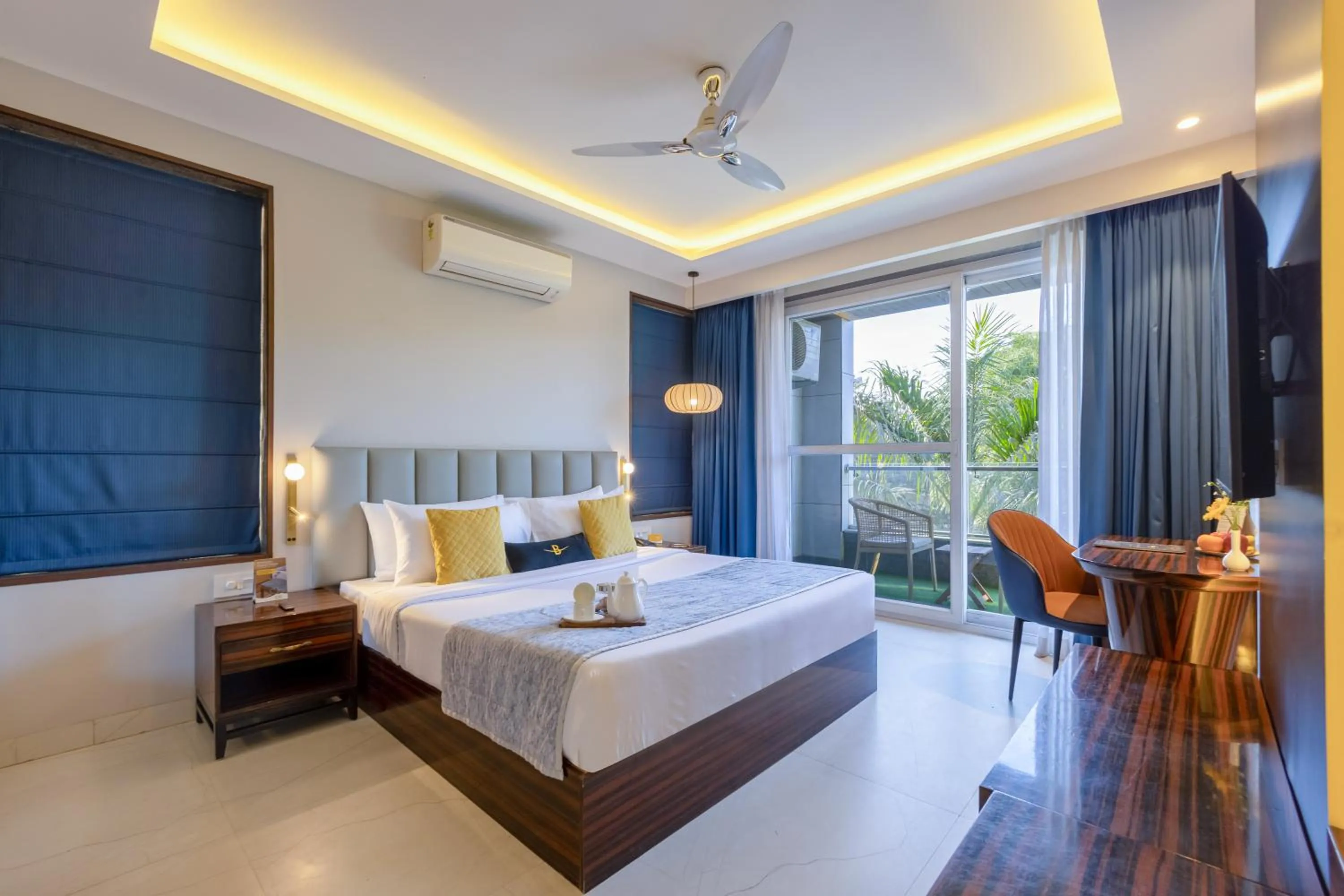 Bed in Hotel Bawa Gurgaon Medanta