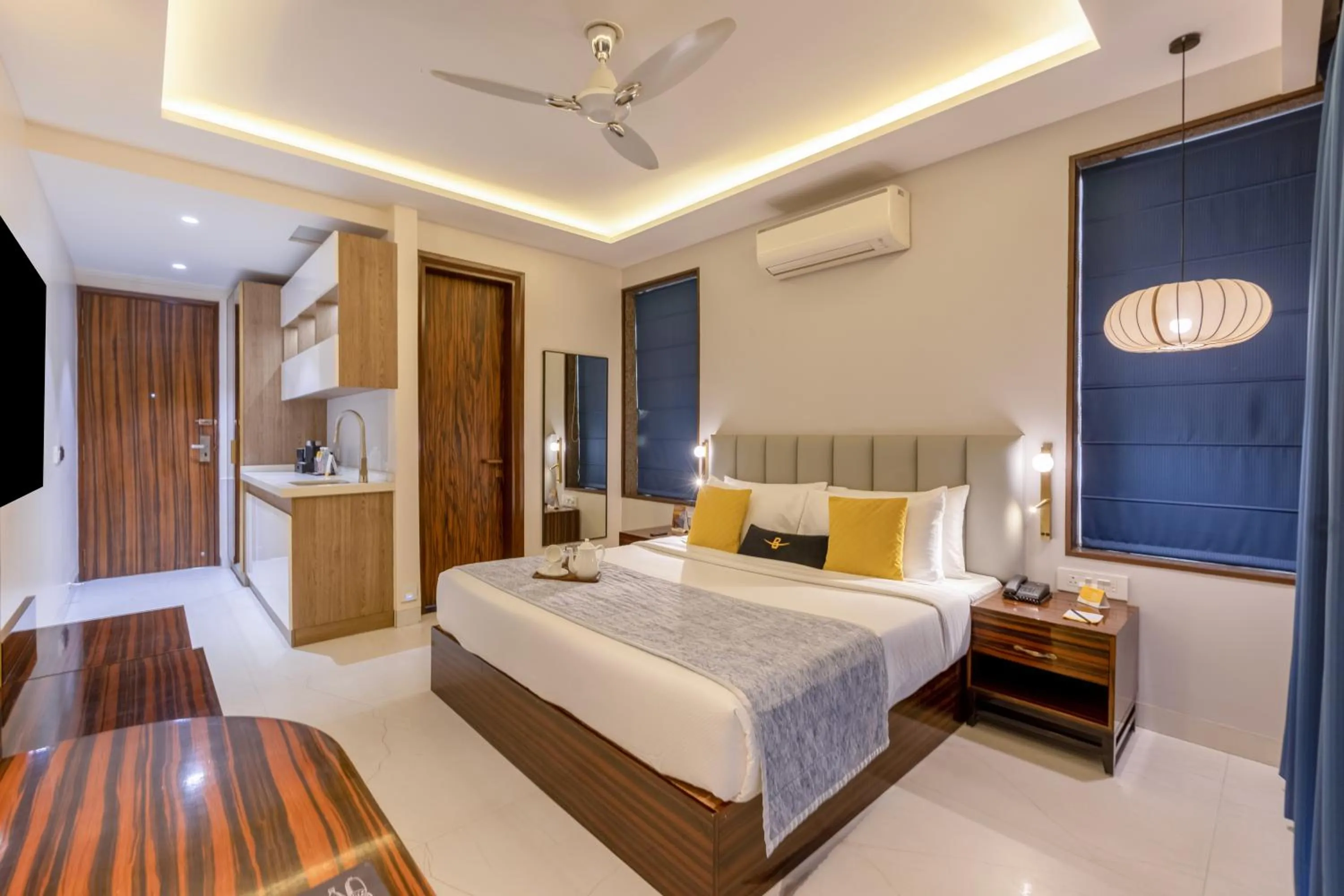 Bed in Hotel Bawa Gurgaon Medanta