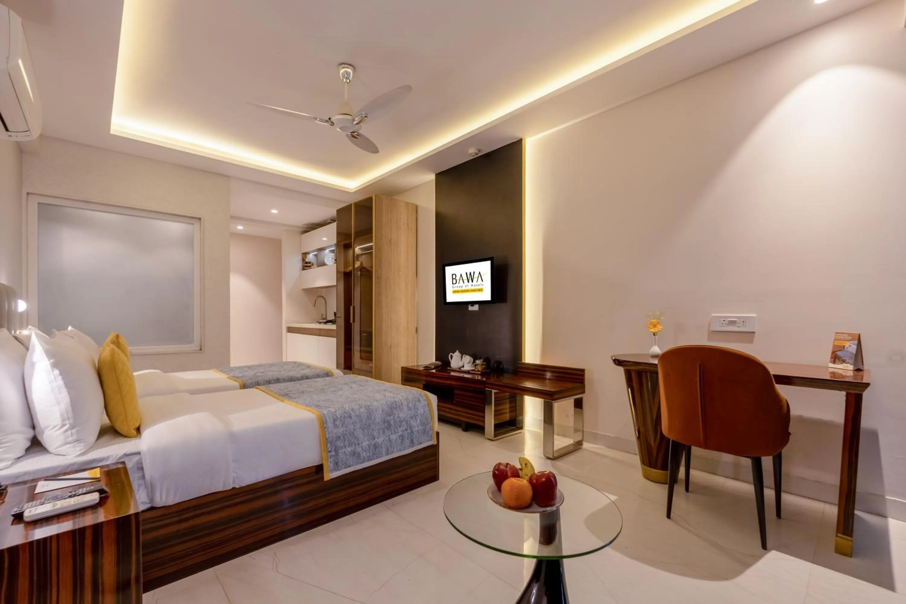 Bed in Hotel Bawa Gurgaon Medanta