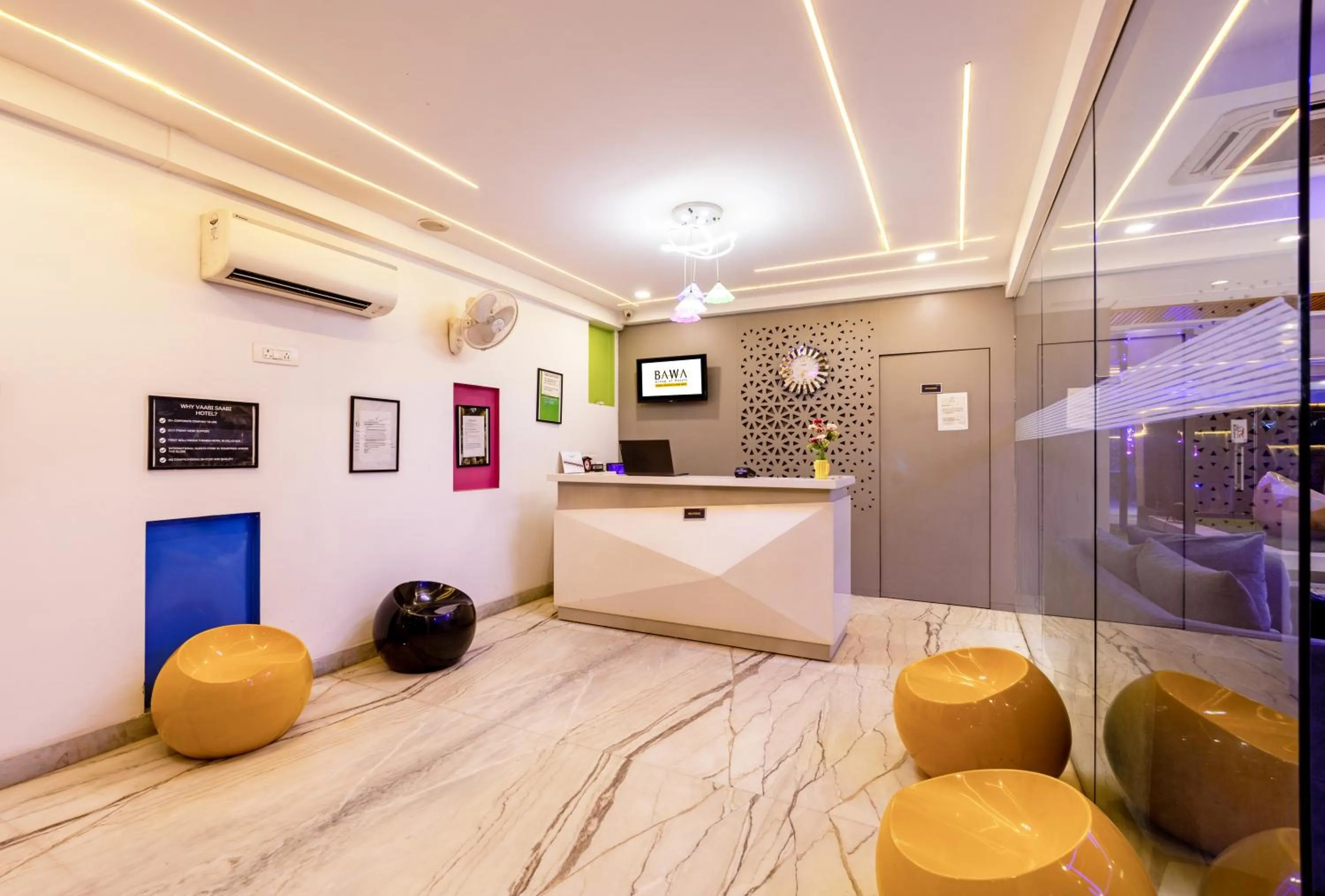 Lobby or reception in Hotel Bawa Gurgaon Medanta
