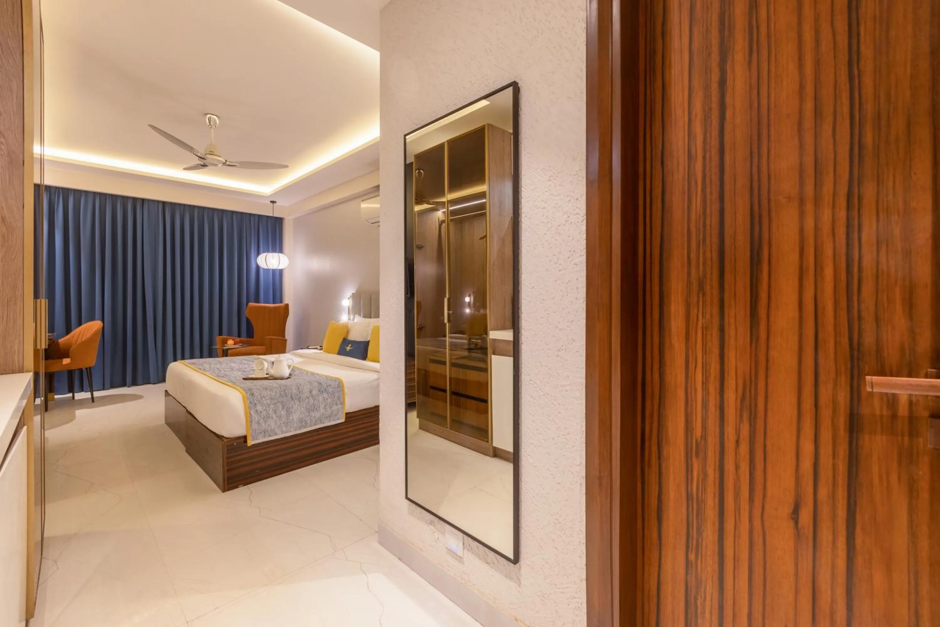 Bed in Hotel Bawa Gurgaon Medanta
