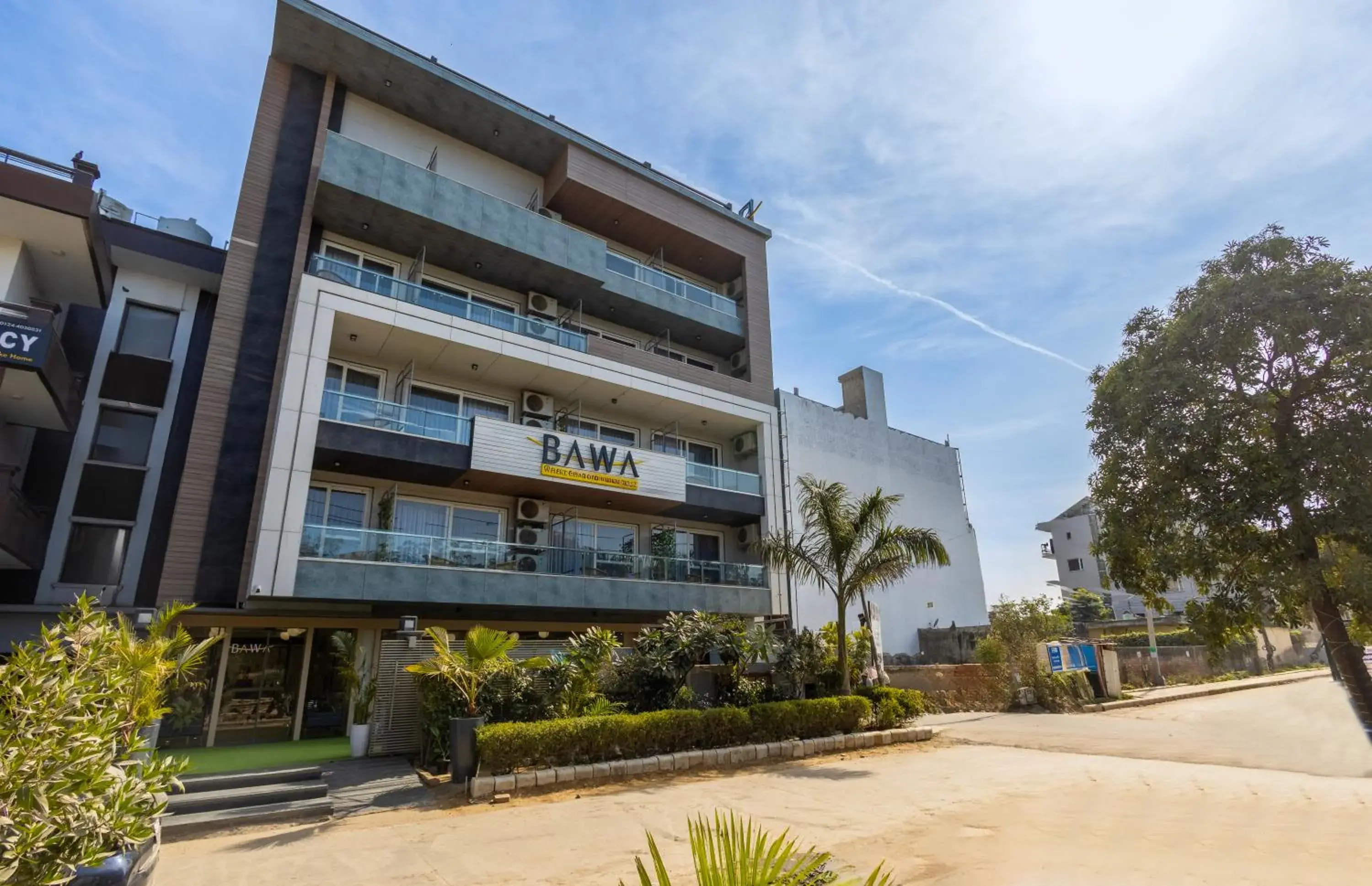 Property building in Hotel Bawa Gurgaon Medanta Property building in Hotel Bawa Gurgaon Medanta