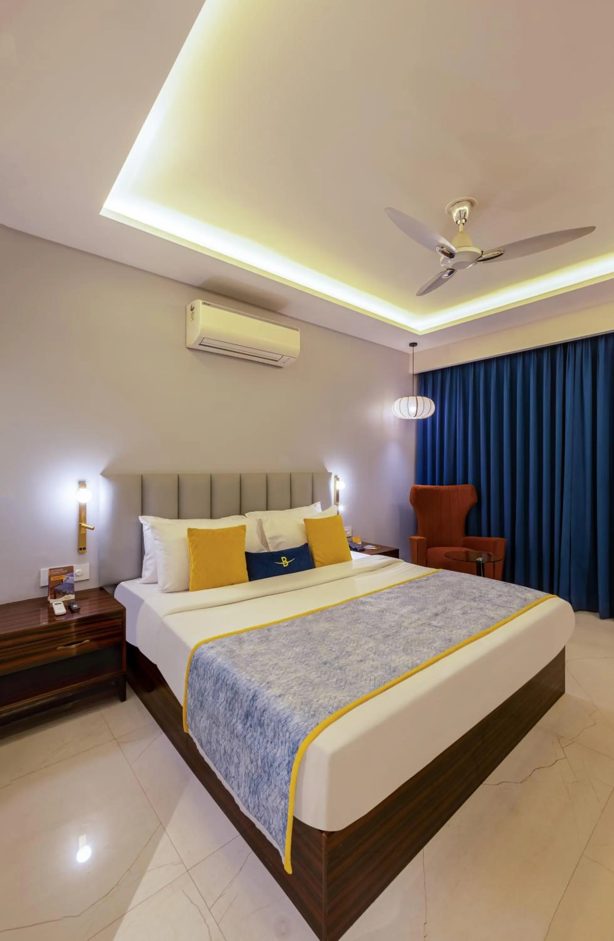 Bed in Hotel Bawa Gurgaon Medanta