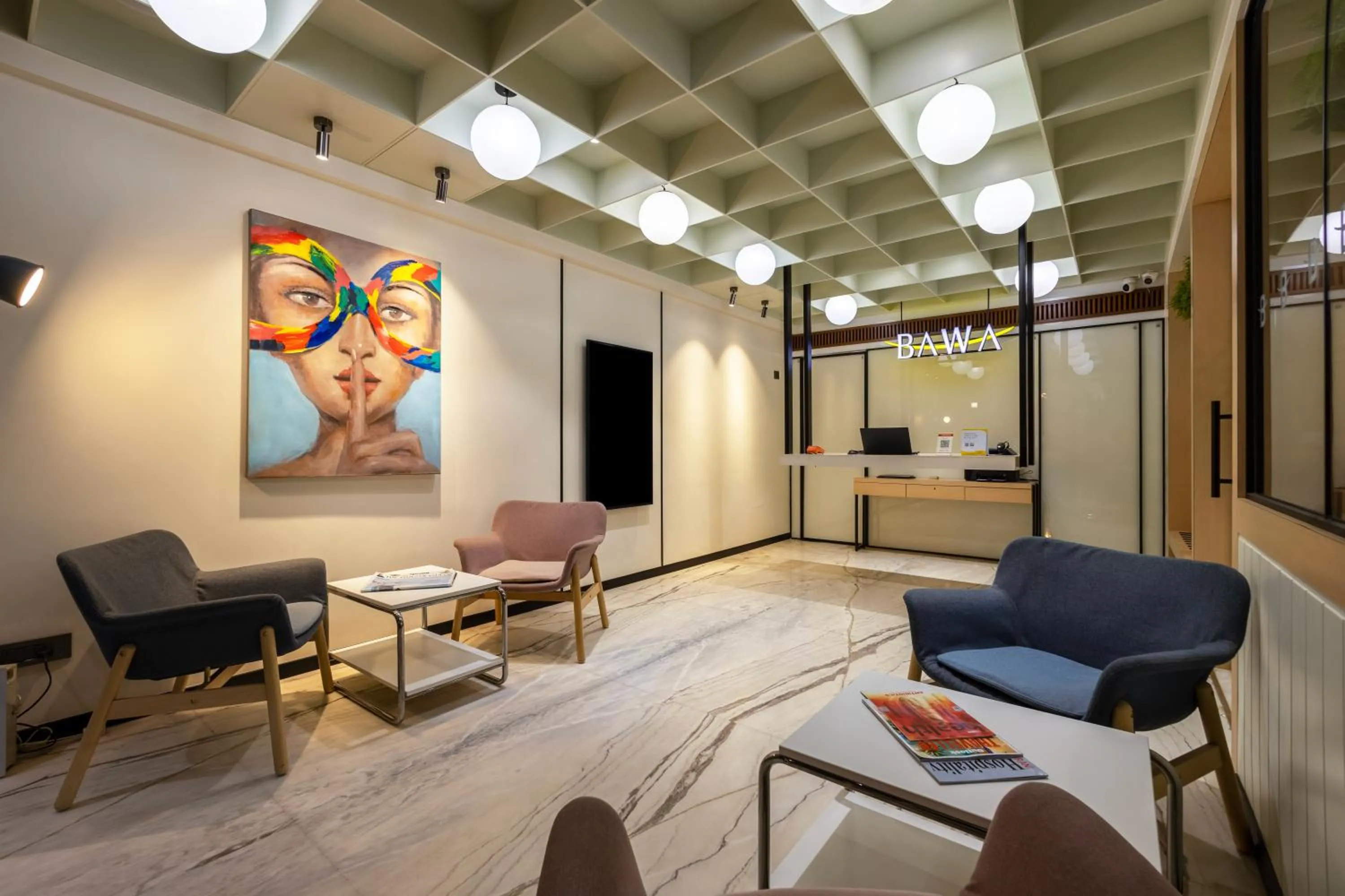 Lobby or reception in Hotel Bawa Gurgaon Medanta