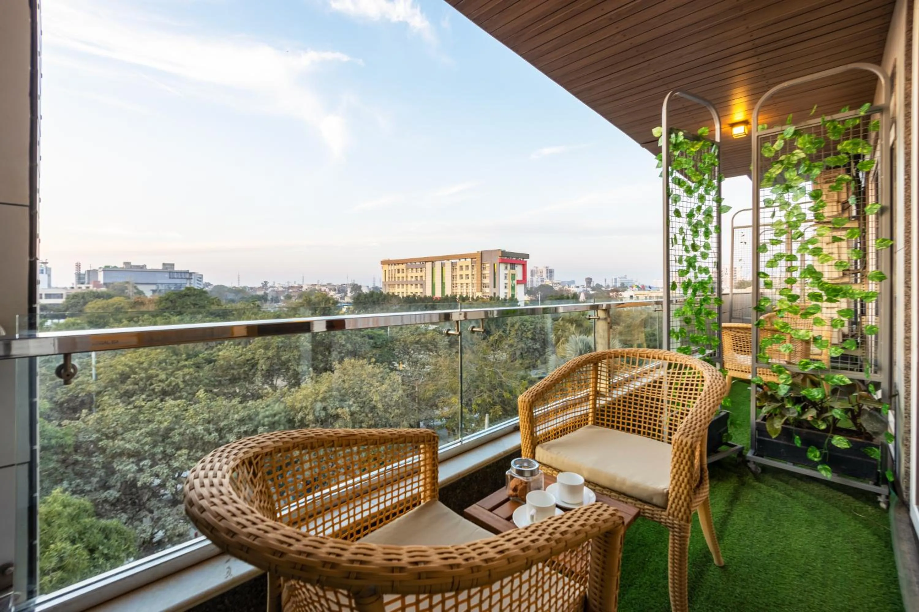 Balcony/Terrace in Hotel Bawa Gurgaon Medanta