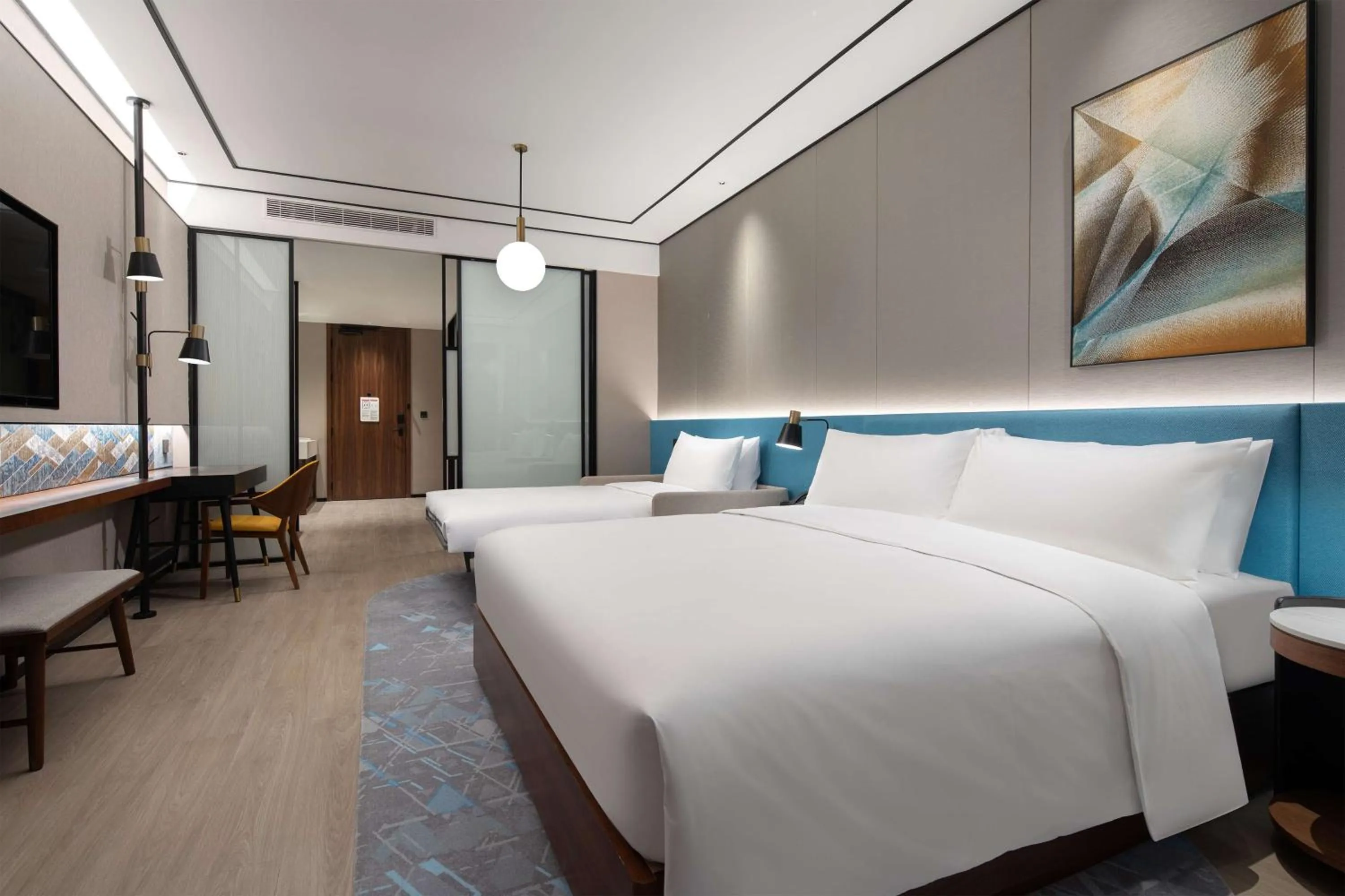 Bed in Hilton Garden Inn Beijing Daxing Jinyuan Road