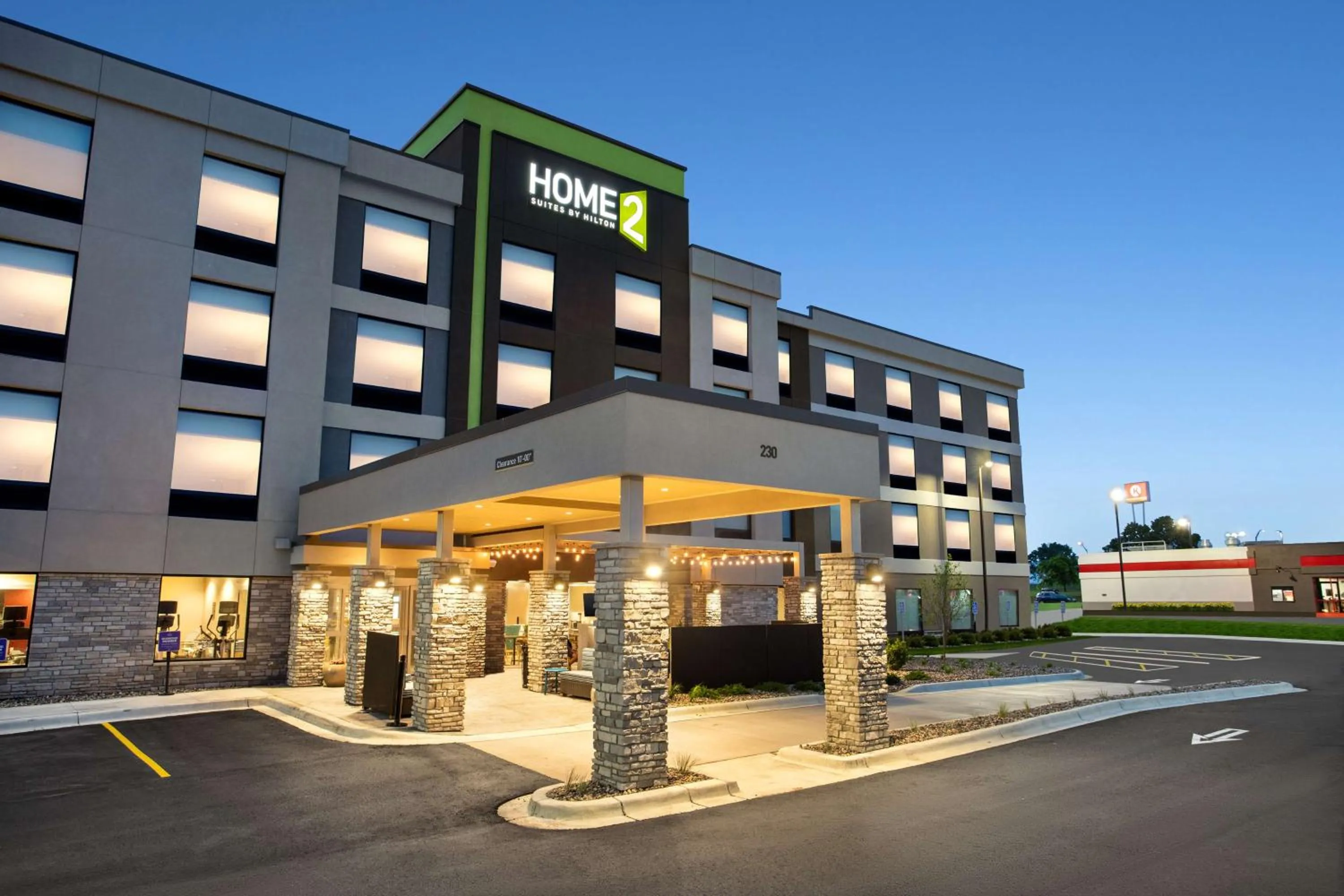 Property building in Home2 Suites By Hilton Owatonna