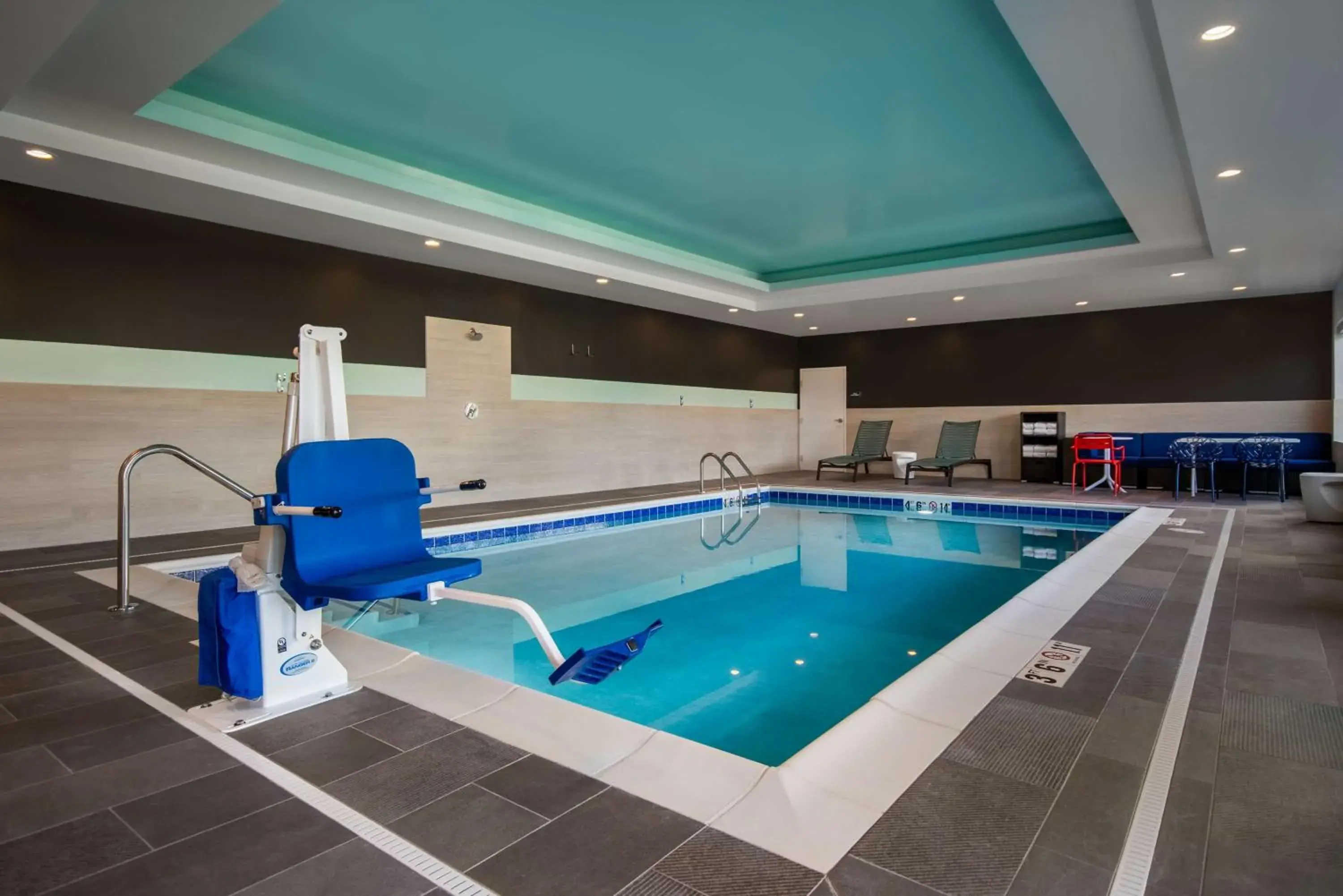 Pool view in Tru By Hilton Merrillville Pool view in Tru By Hilton Merrillville