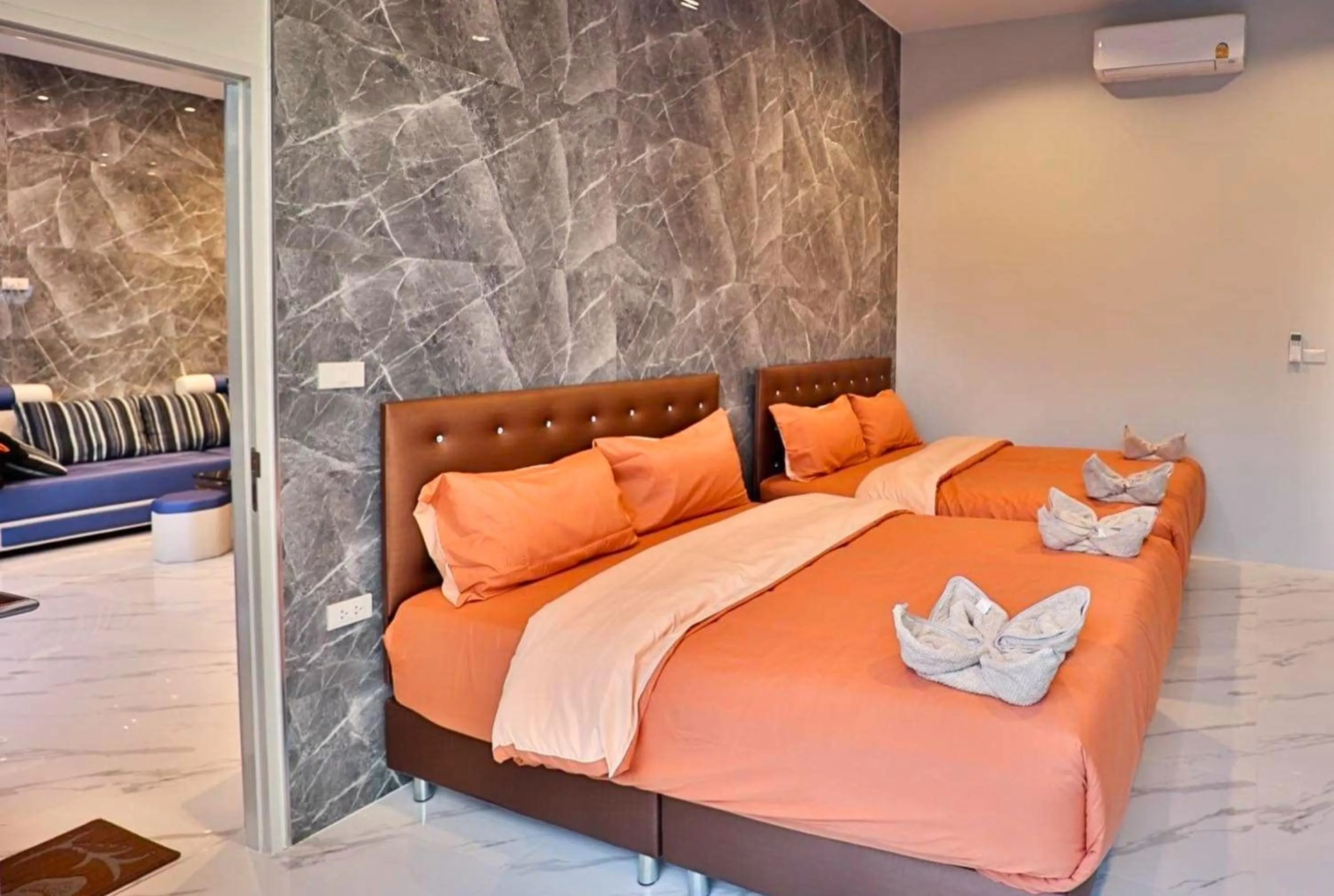 Bed in NP Pool Villa Hua Hin