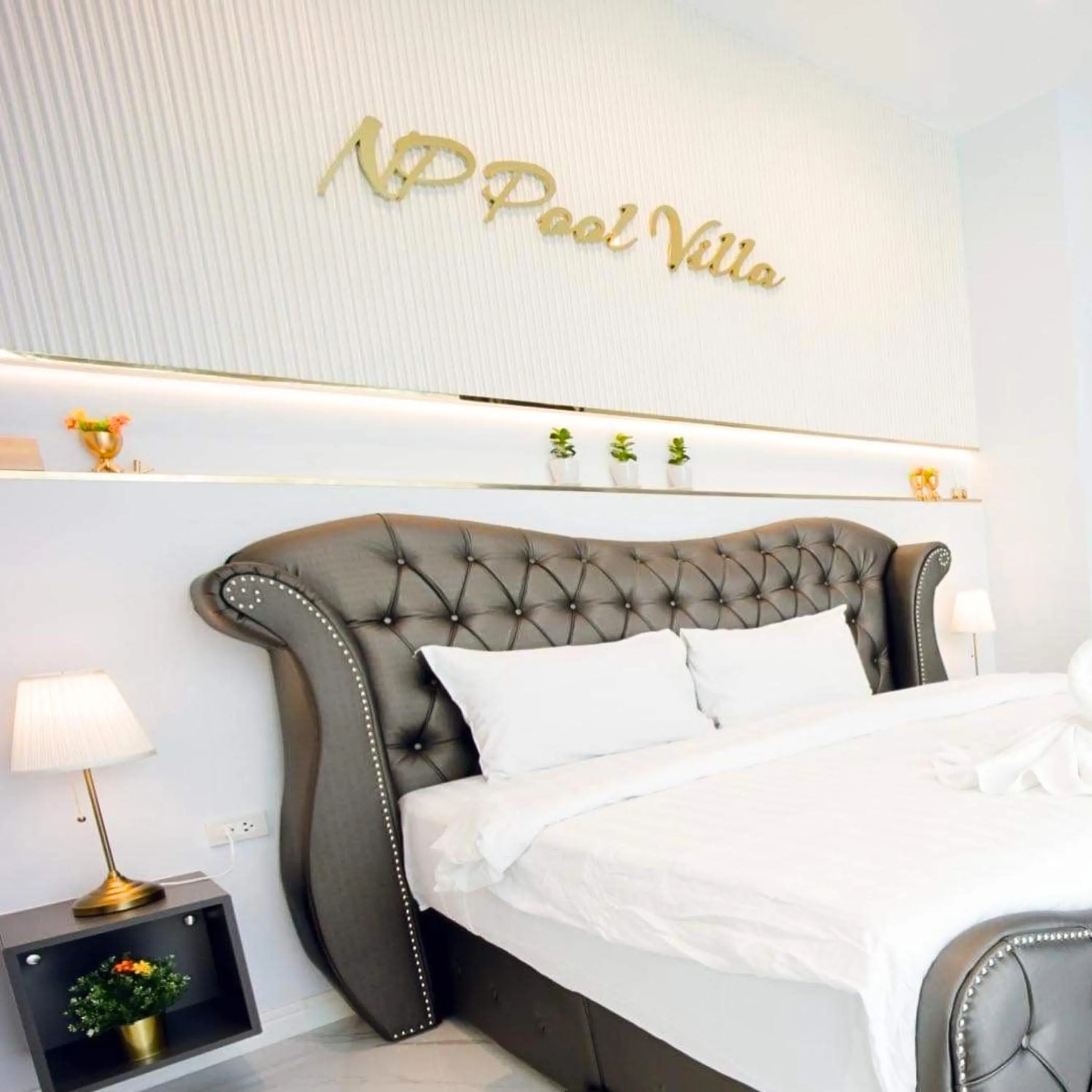 Bed in NP Pool Villa Hua Hin