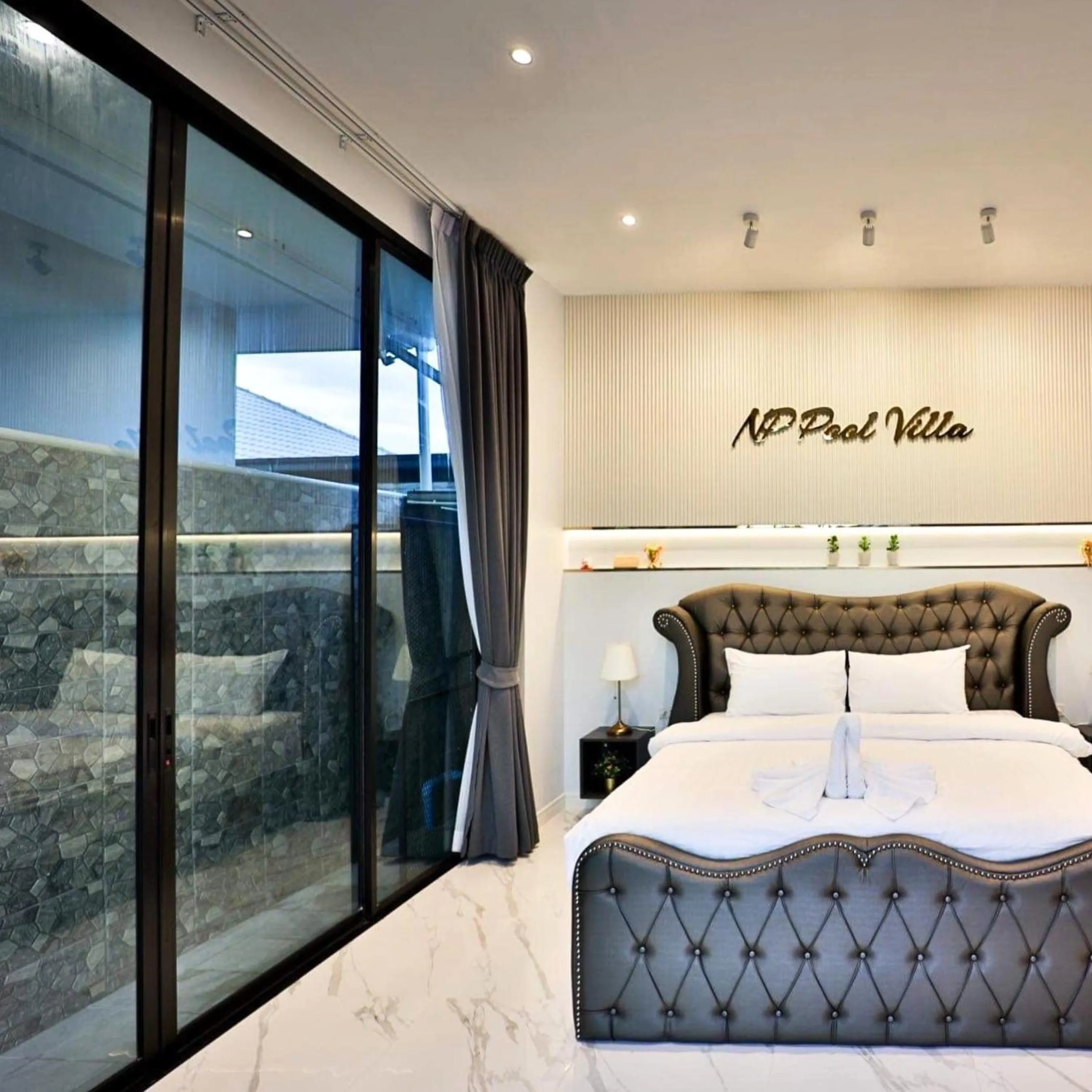 Bed in NP Pool Villa Hua Hin