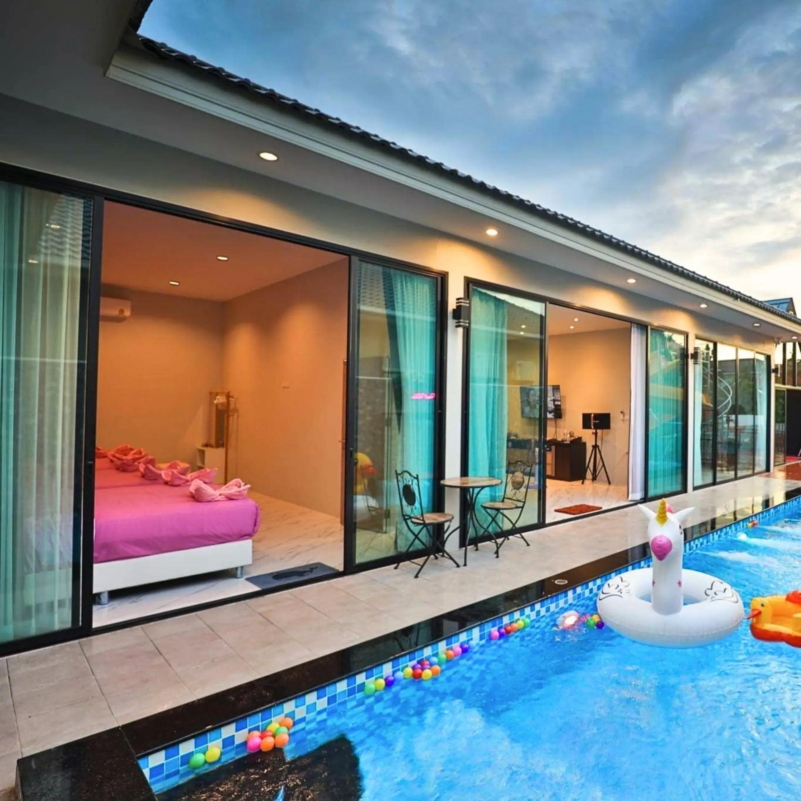 Pool view in NP Pool Villa Hua Hin Pool view in NP Pool Villa Hua Hin