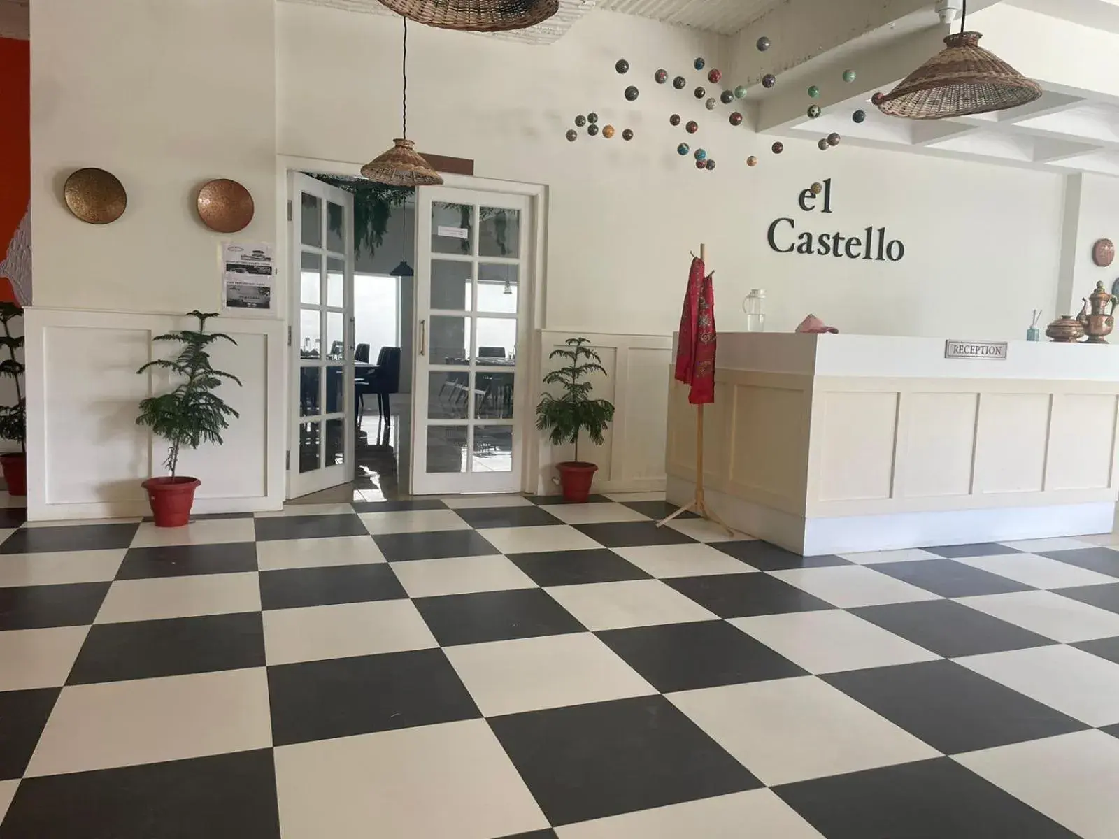Lobby or reception in Hotel El Castello Lobby or reception in Hotel El Castello