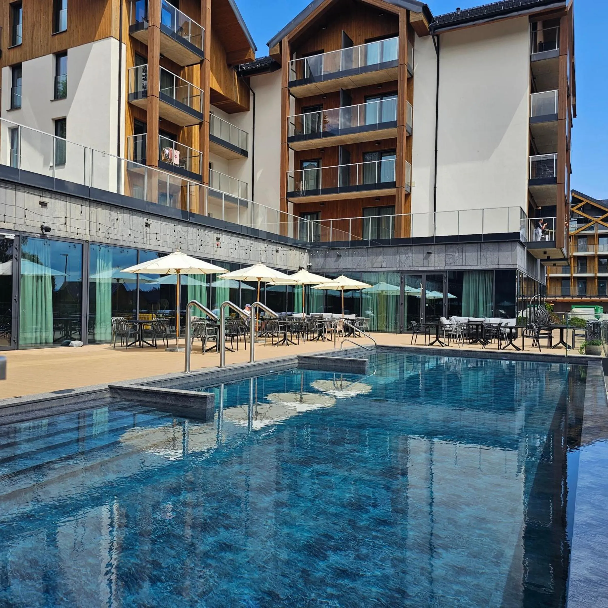 Balcony/Terrace in Happy Valley Resort Szklarska Poręba