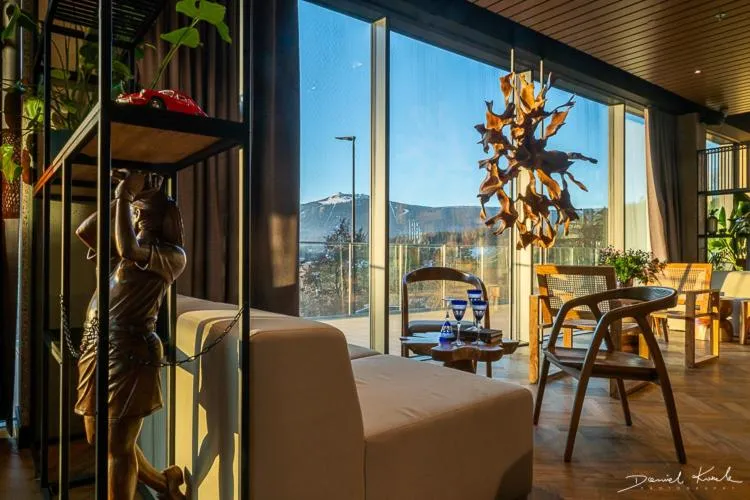 Seating area in Happy Valley Resort Szklarska Poręba