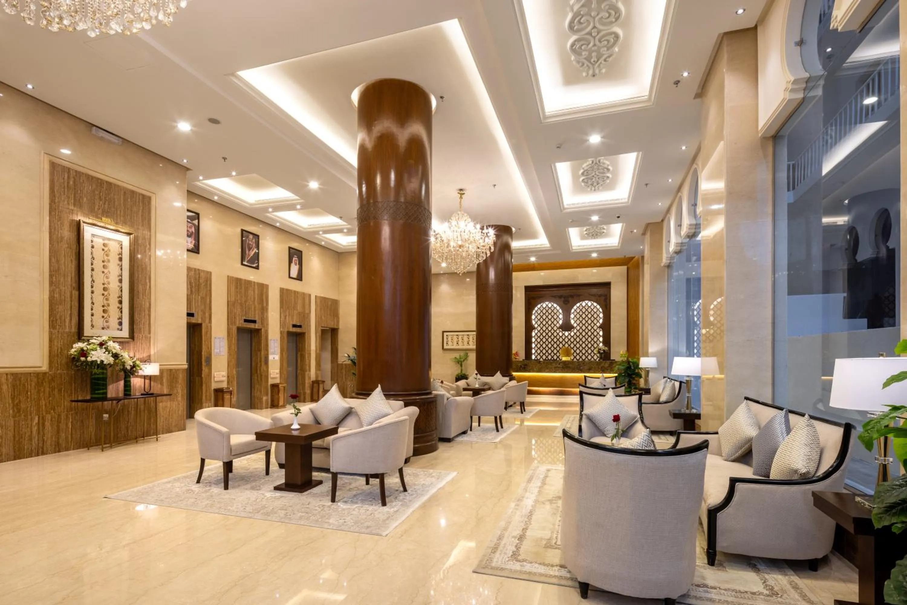 Seating area in Boudl Ajyad Mecca