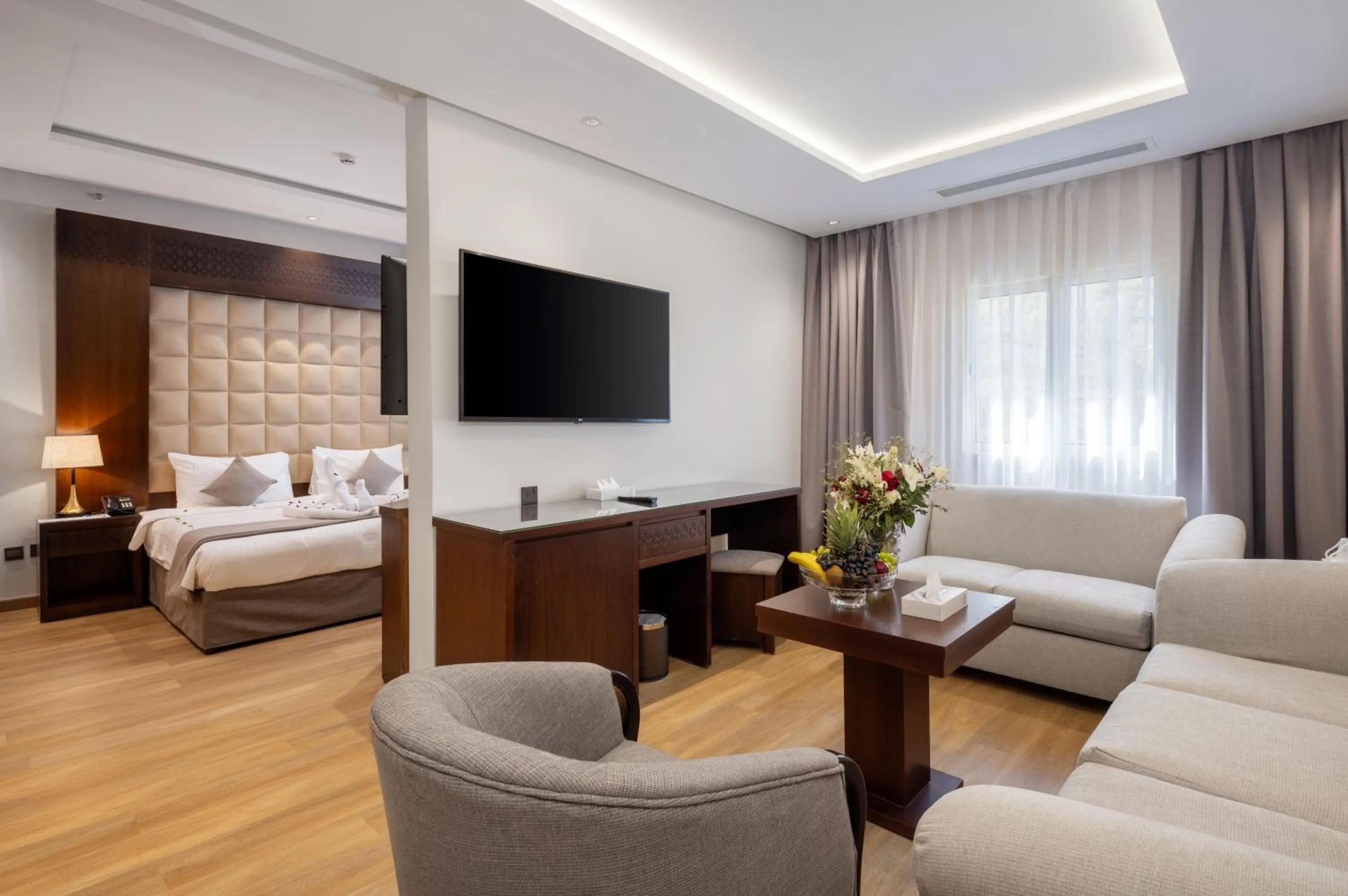 Living room, Bed in Boudl Ajyad Mecca