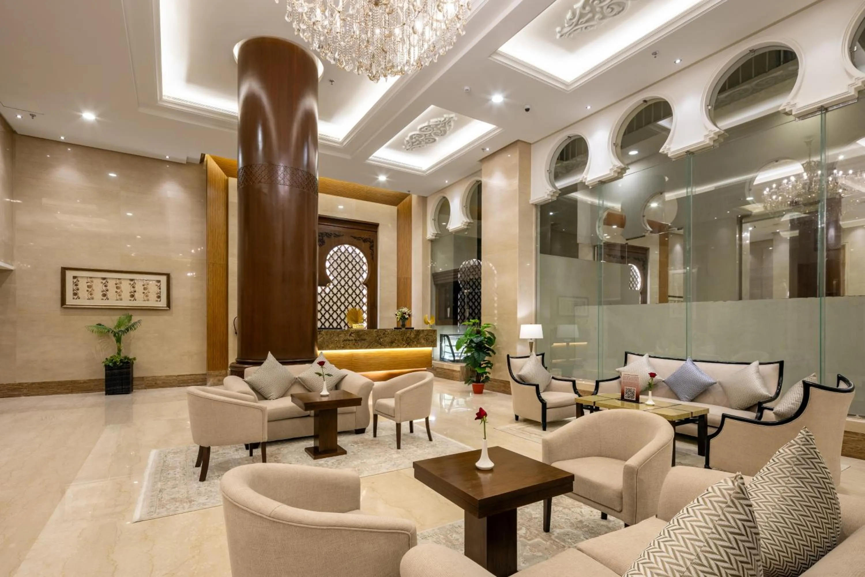 Seating area in Boudl Ajyad Mecca