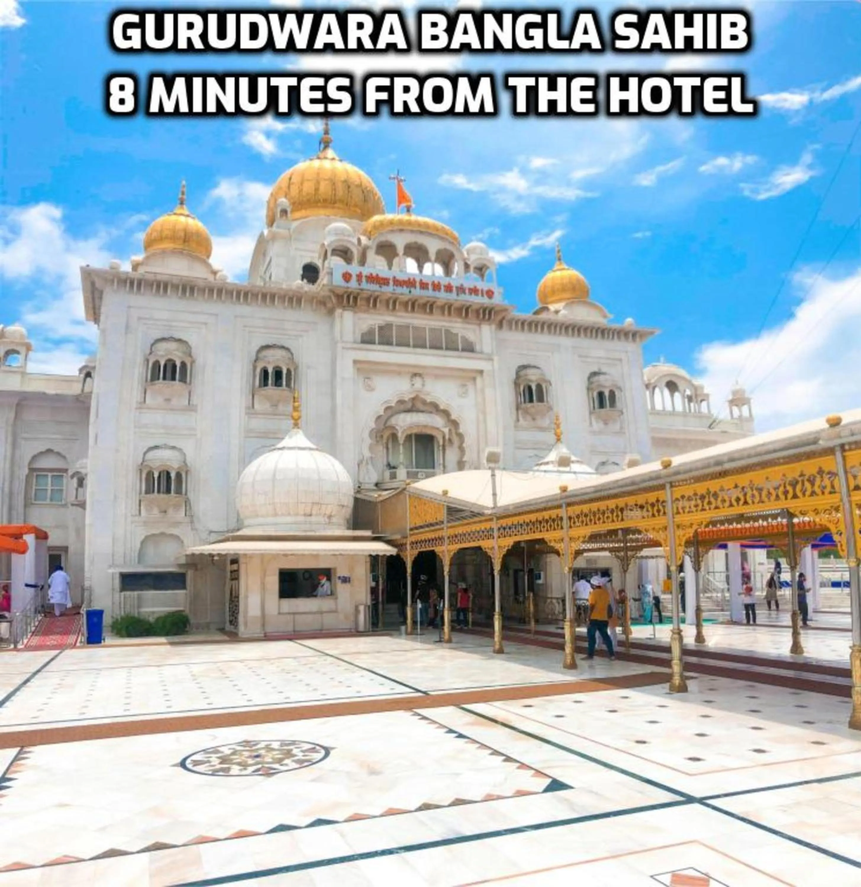 Nearby landmark in Hotel Glitz - Walk in from New Delhi Railway Station