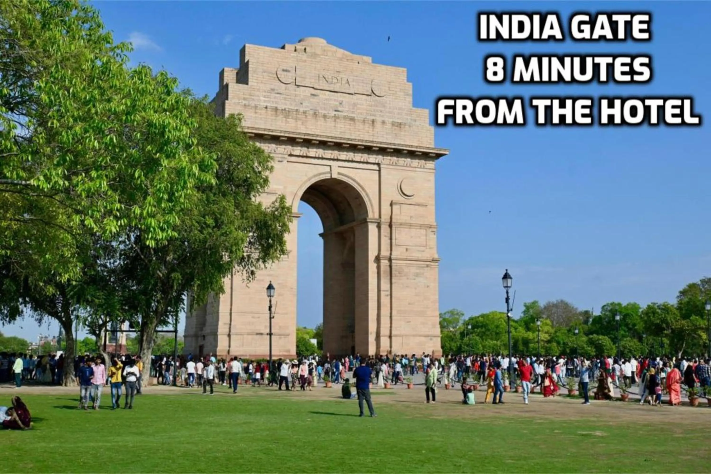 Nearby landmark in Hotel Glitz - Walk in from New Delhi Railway Station