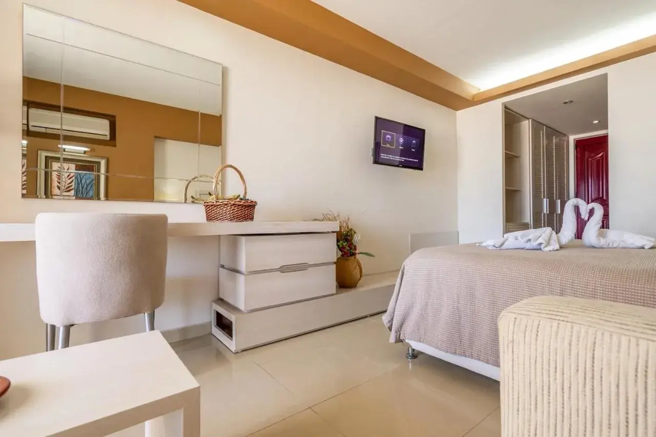 Bed in Kamari Beach Bed in Kamari Beach