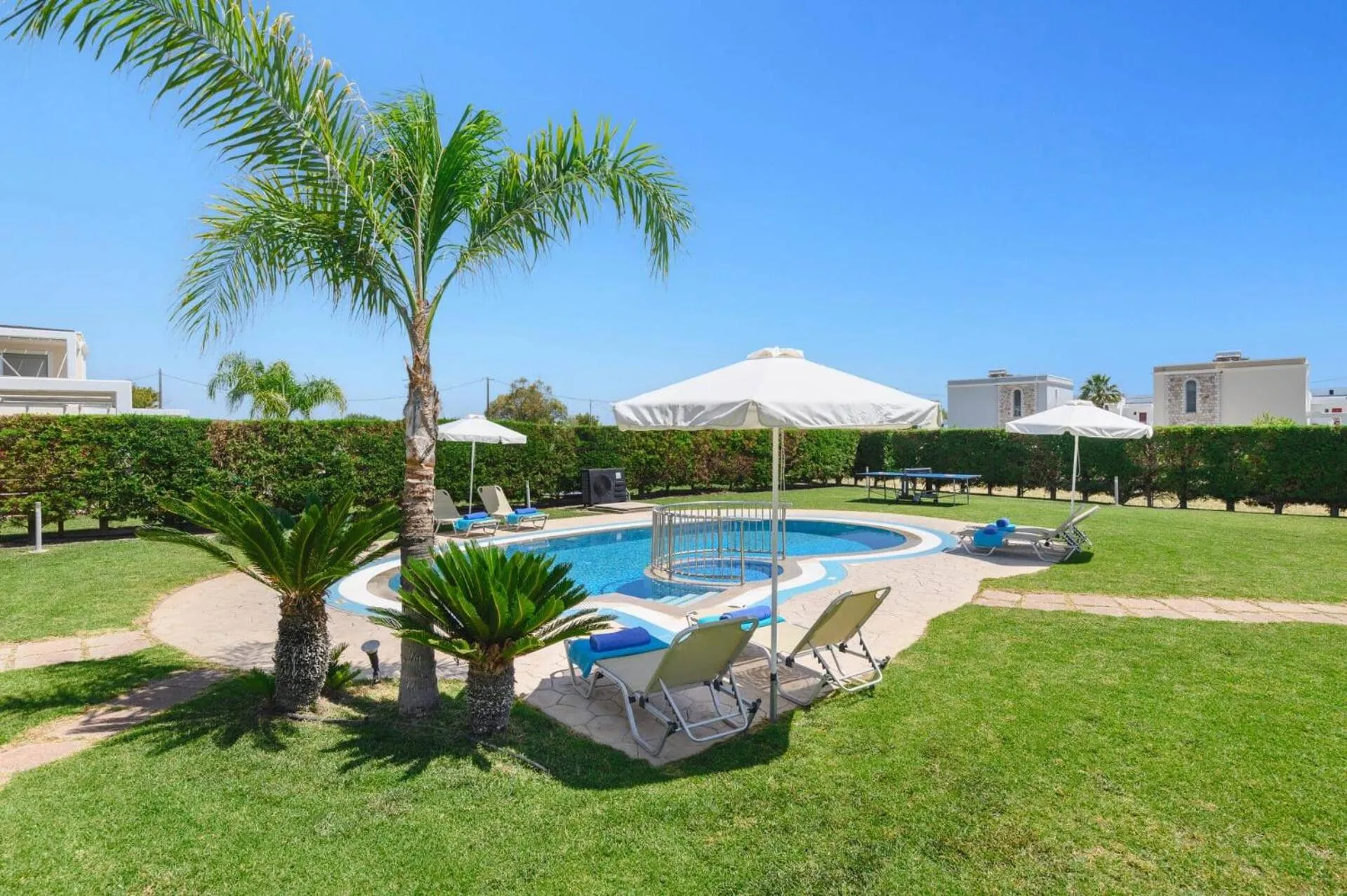 Swimming pool in Kamari Beach