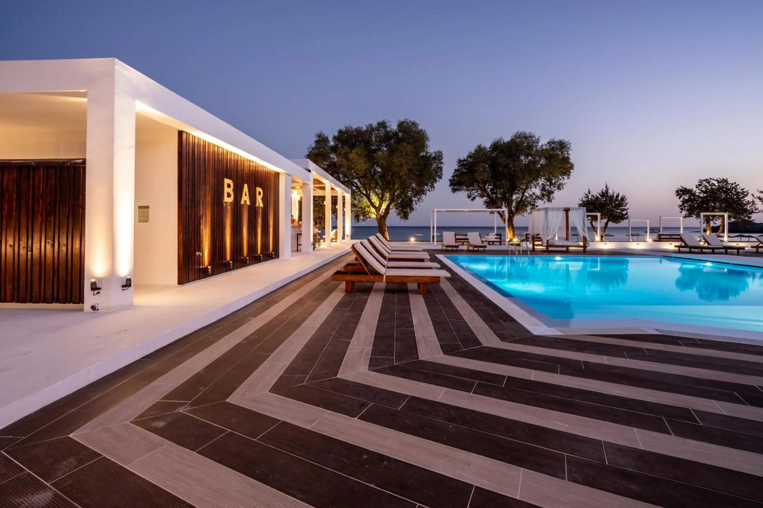 Lounge or bar in Kamari Beach