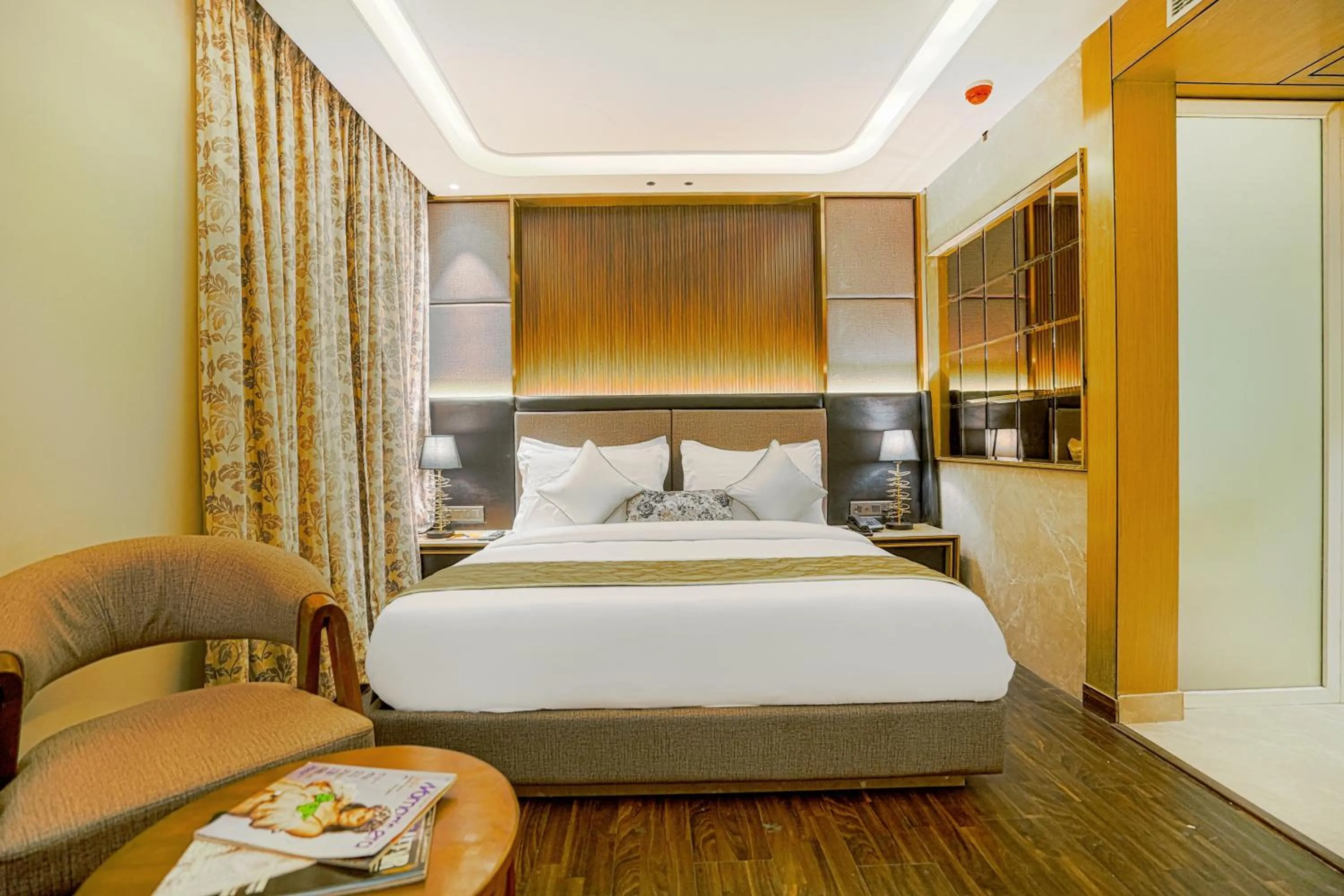 Bed in Hotel Levelup Signature