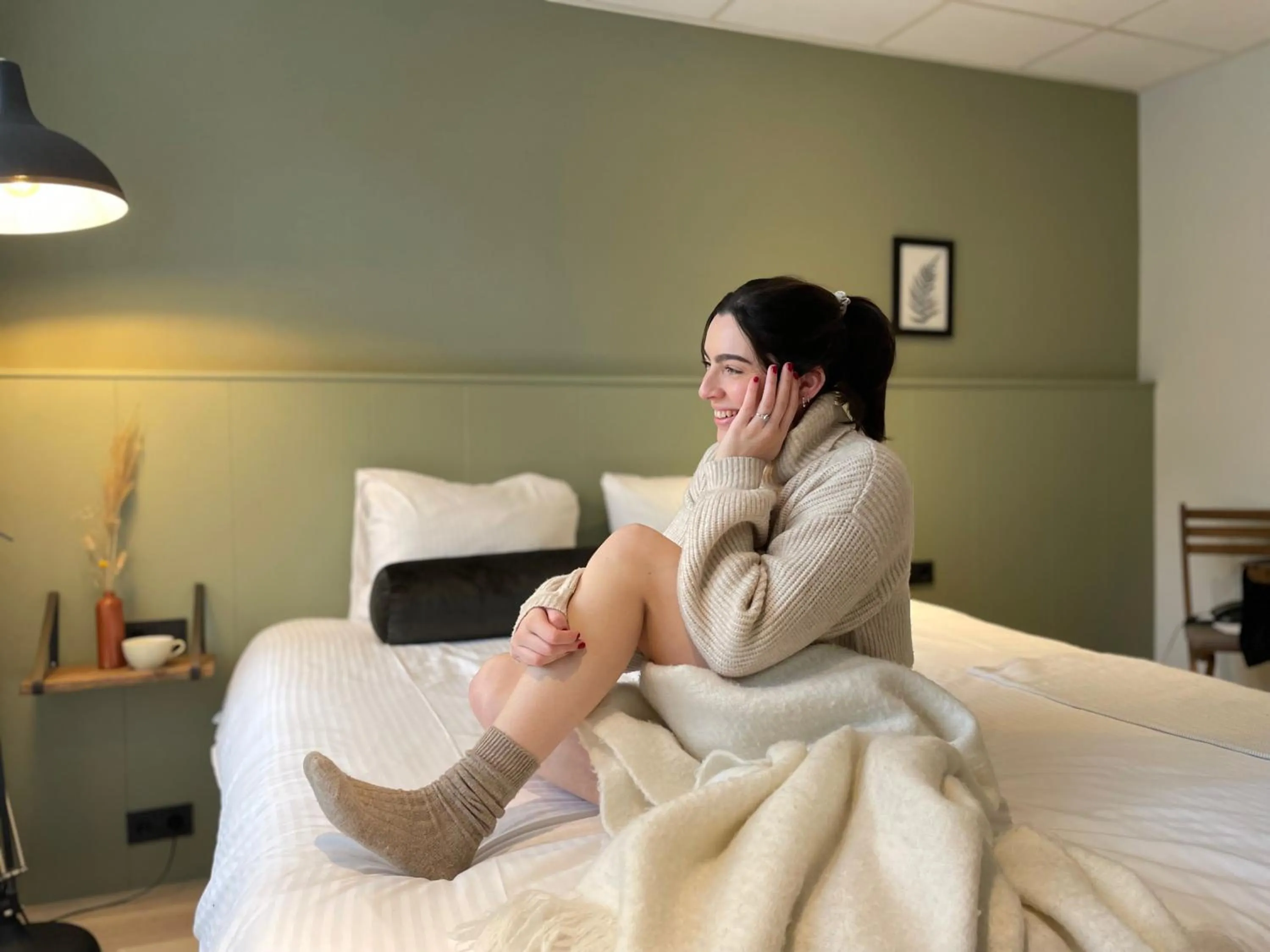 Bed in Buitenplaats de Bergse Bossen